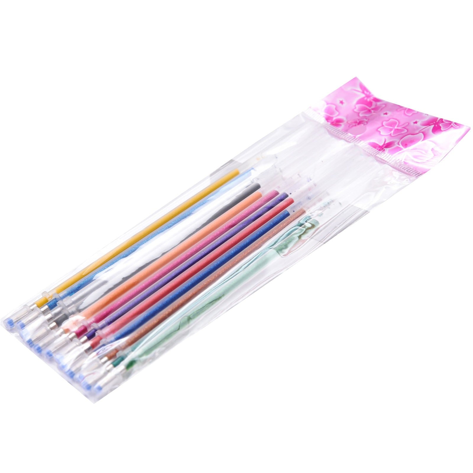 Plertrvy 24 Random Color Premium Glitter Gel Pen 0. 8Mm Medium Point Glitter Markers Colorful Smooth Writing Pen For Crafting Doodling Drawing And Adult Coloring Book 10Ml Clearance (D@1360)