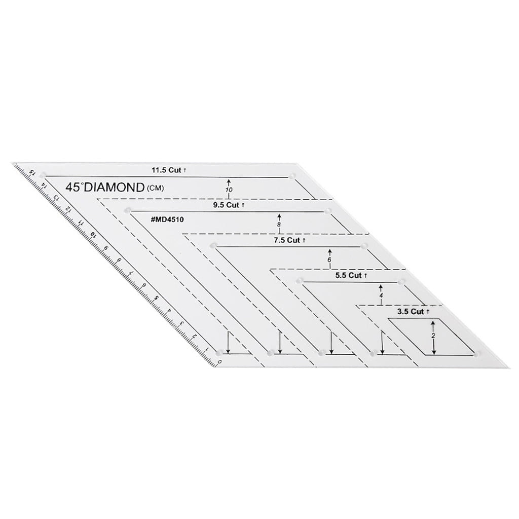 Nomeni Quilting Rulers Clearance, Tools Ruler Cutting Template Patchwork Acrylic Sewing Ruler Cutting Diy Tools & Home Improvement Sewing Supplies Multicolor