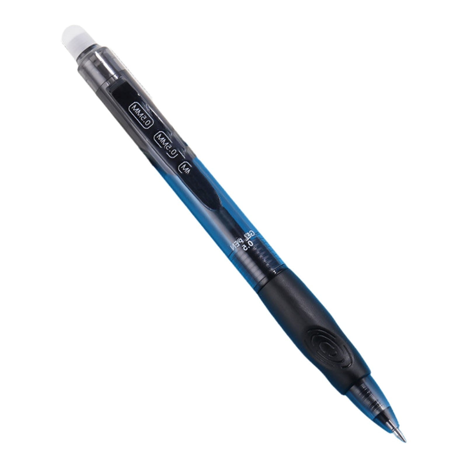 1-Pack Erasable Gel Pens | Retractable Click Design | 0.5mm Fine Point | Comfort Grip | for Writing, Drawing & Sch_ool/Office Use, Blue