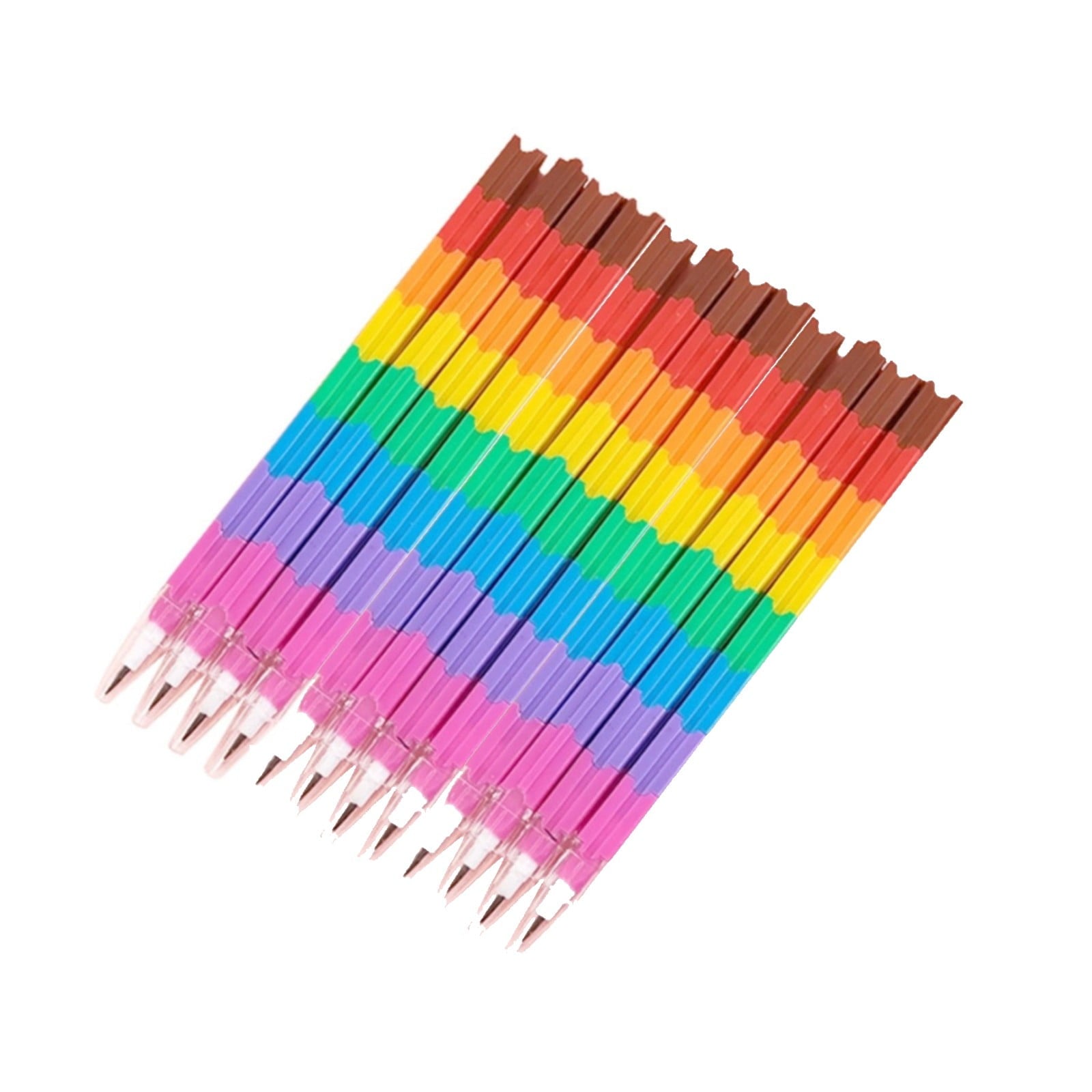 12-Pack Ballpoint Pens Red, Black & Blue Ink (1ml)Tri-Color Ballpoint Pens Set Multi-Color Pens,Smooth Writing Point Pens Convenient Multi-Color Pens Journaling Fine Point Pens for Home(Clear)