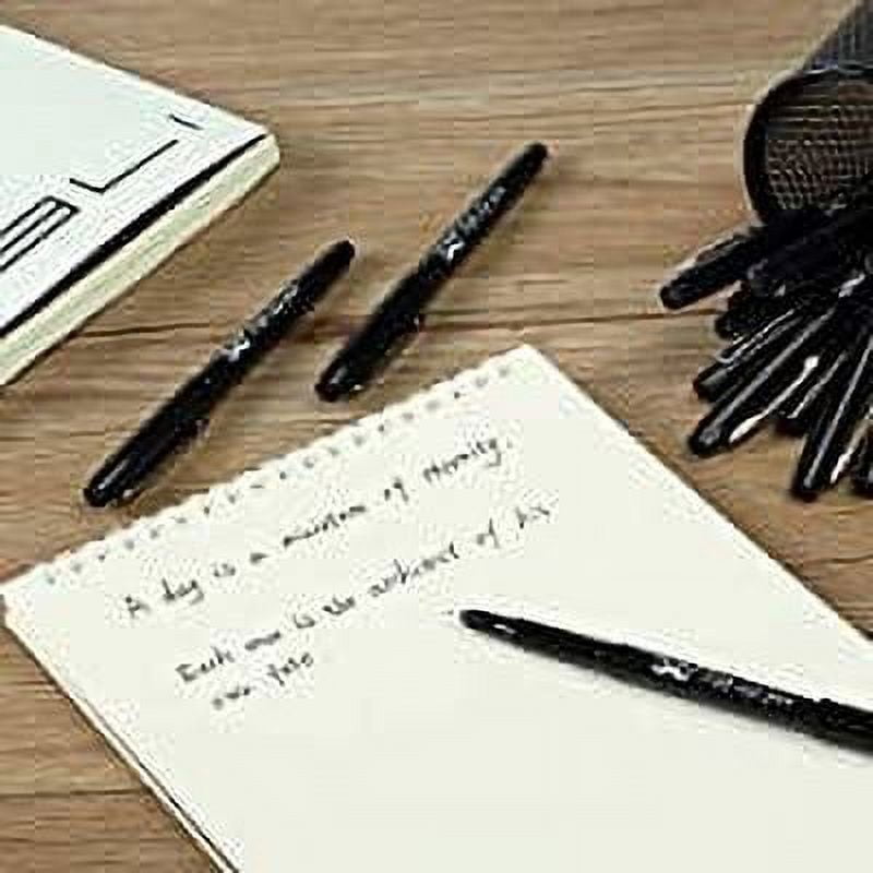 Mr. Pen- Pens, Felt Tip Pens, Black Pens For Bibles, 12 Pack