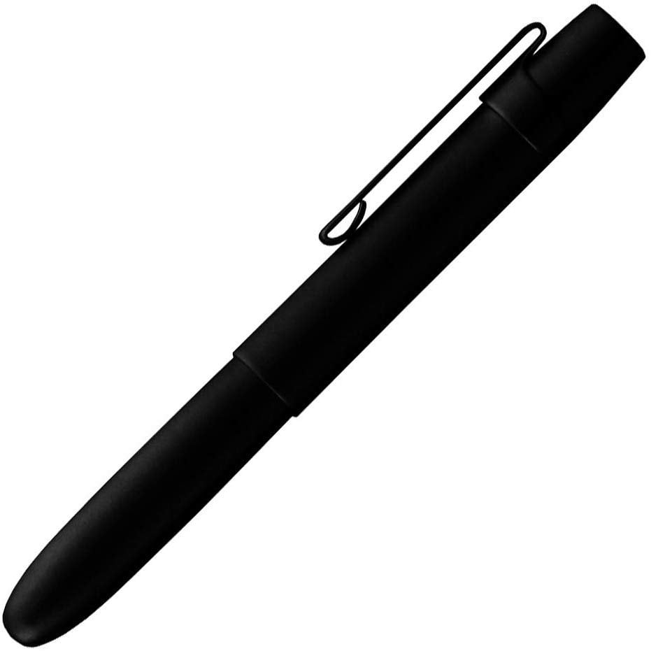 Fisher Space Bullet Style Space Pen with Flat Top Cap & Blister Carded, Matte Black