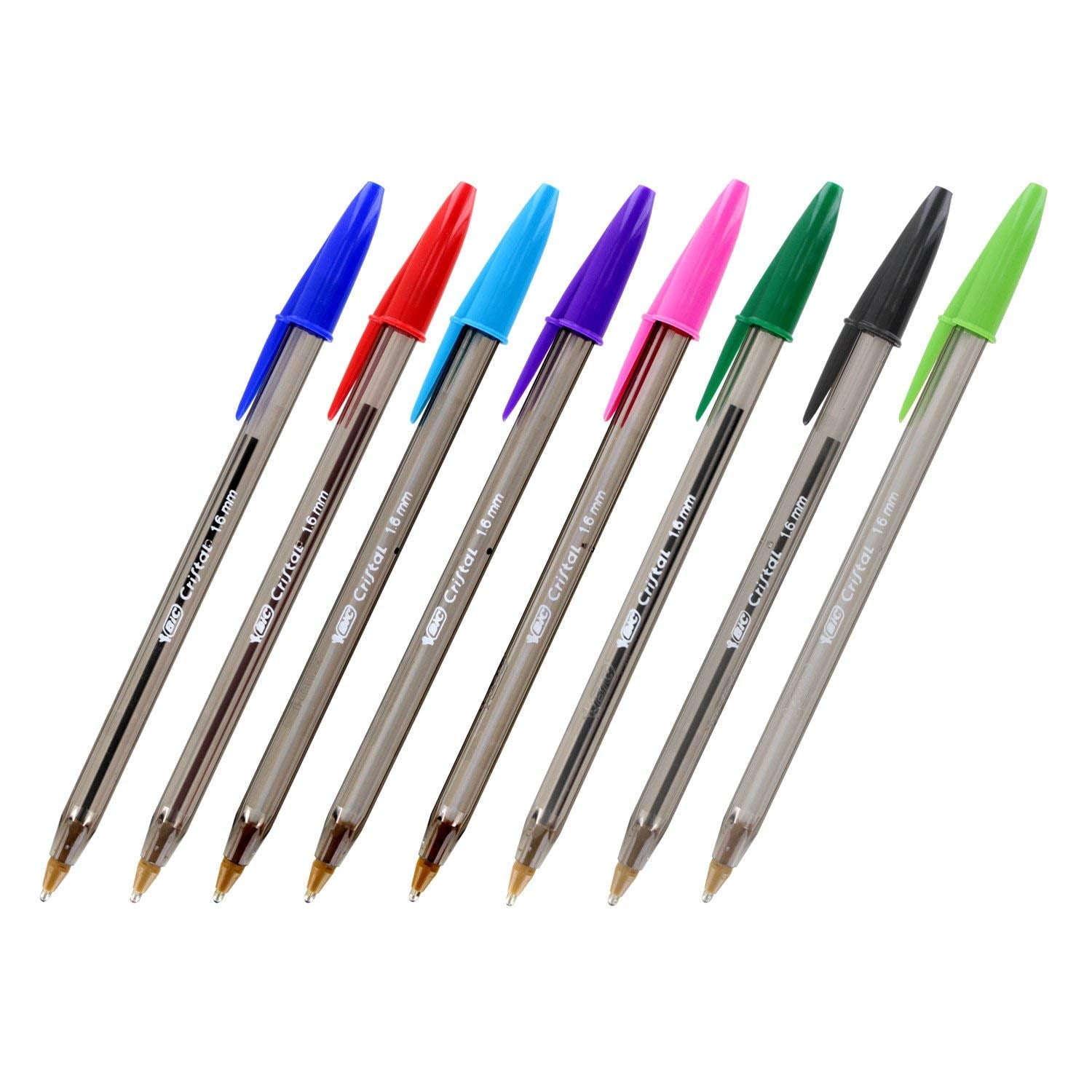 Cristal Xtra Bold Fashion Bold Point (1.6mm), Assorted, 8 Count