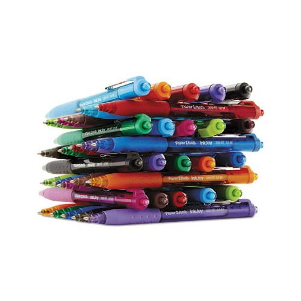 InkJoy 300 RT Retractable Ballpoint Pen Medium 1mm, Red Ink/Barrel, Dozen