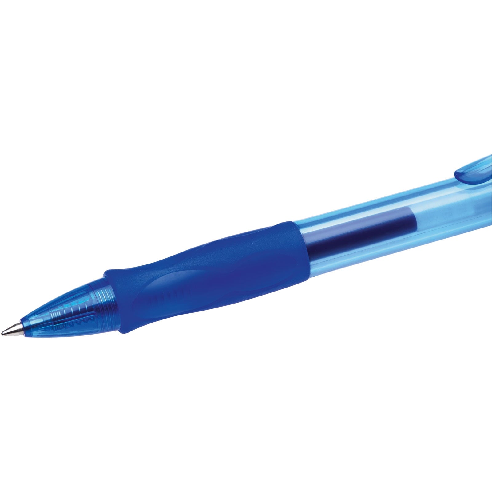 BIC Gelocity Original Retractable Gel Pens, Medium Point (0.7 mm), Blue, 2-Count