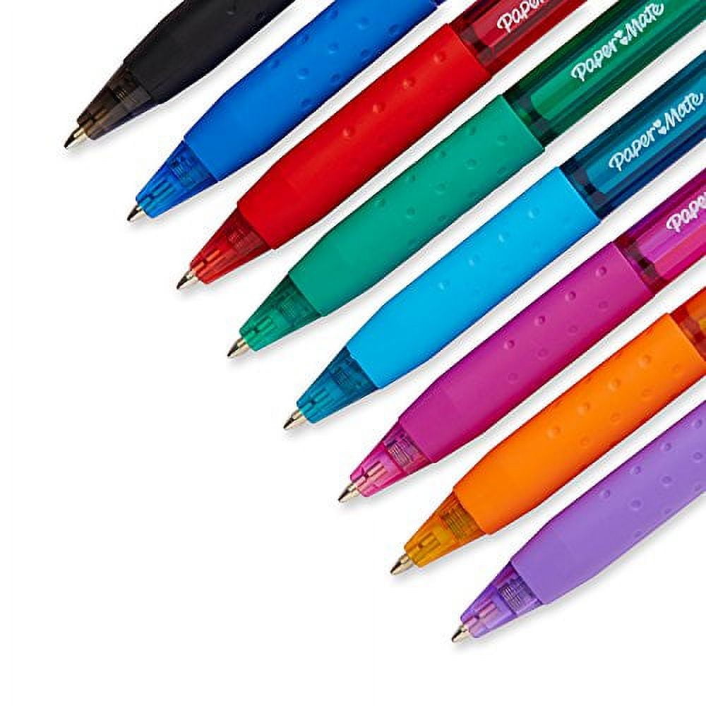 Paper Mate InkJoy 300RT Retractable Ballpoint Pens, Medium Point, Assorted Colors, 8 Count