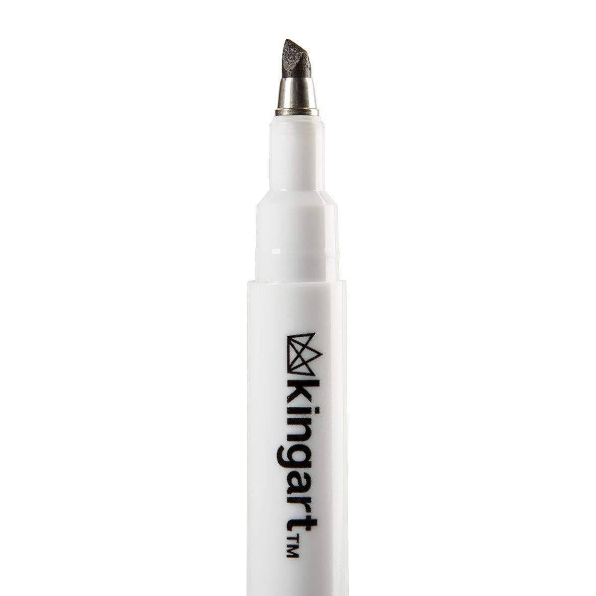 KINGART Inkline Art & Graphic Pens, Fine Line, Archival Black Ink, Assorted Sizes, 10 Count