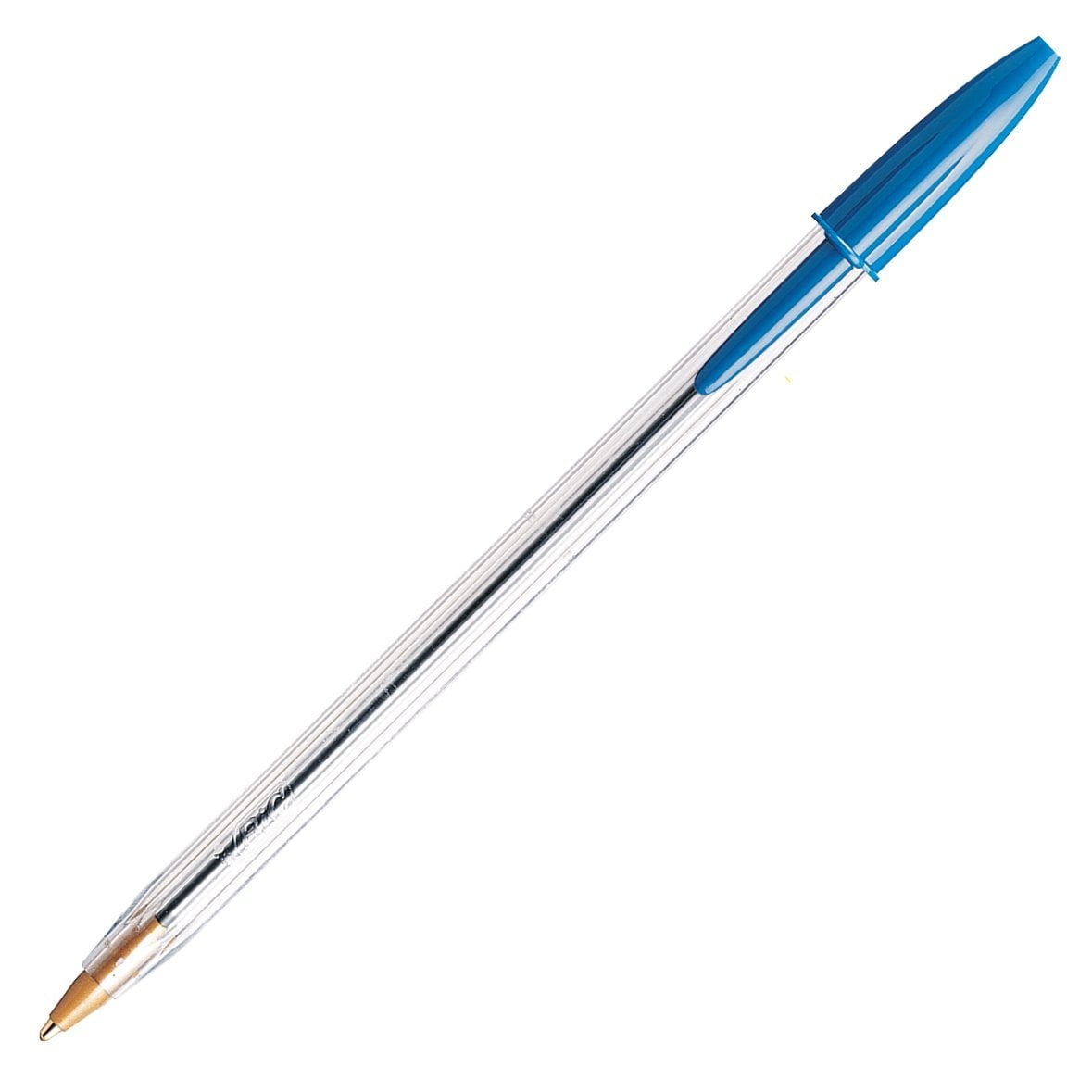 BIC MSP101-Blu Cristal Xtra Smooth Ball Pen, Medium Point 1.0 mm, Blue, 10-Count
