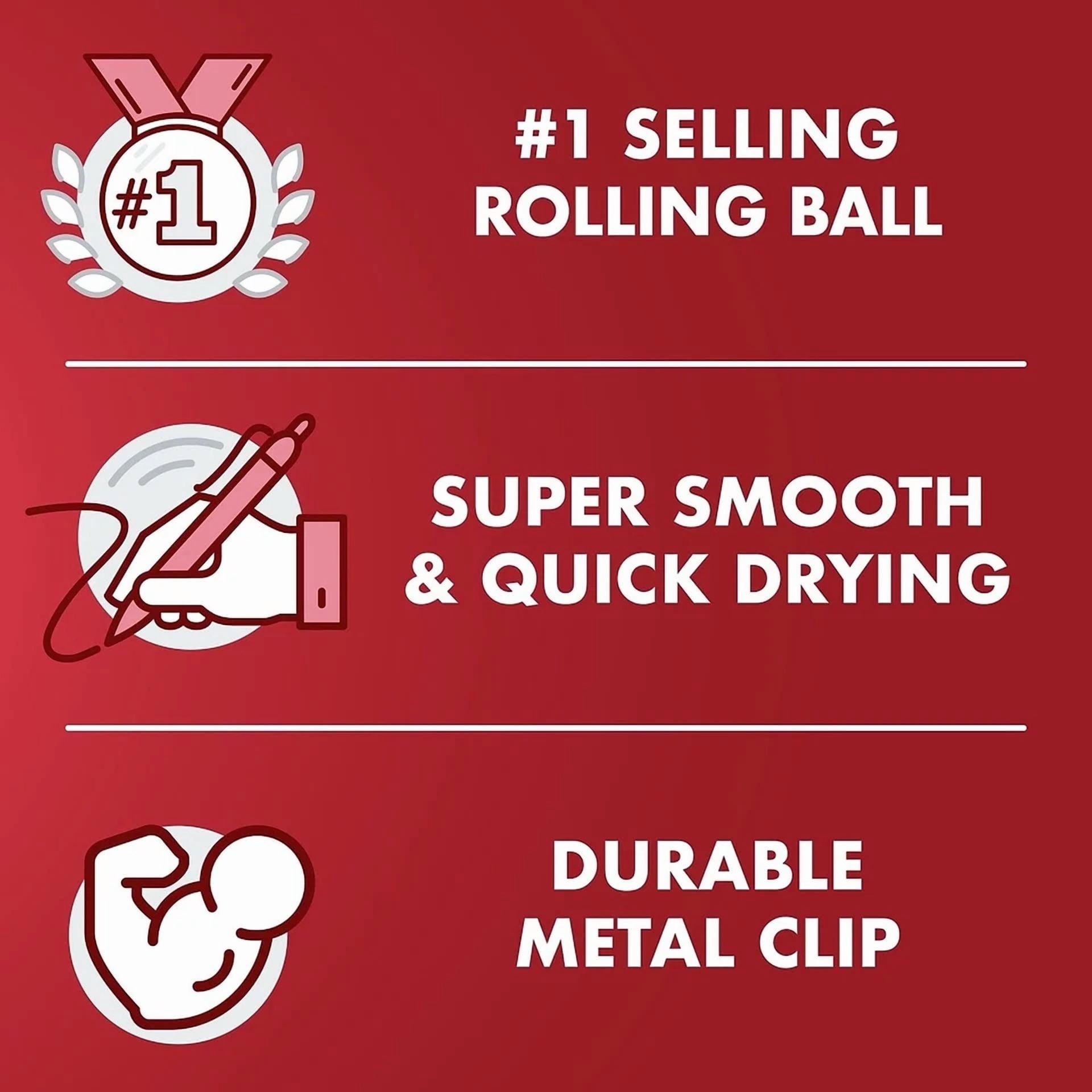 Pilot P-700 Precise Gel Ink Roller Ball Stick Pen Red Ink .7Mm Dozen 38612