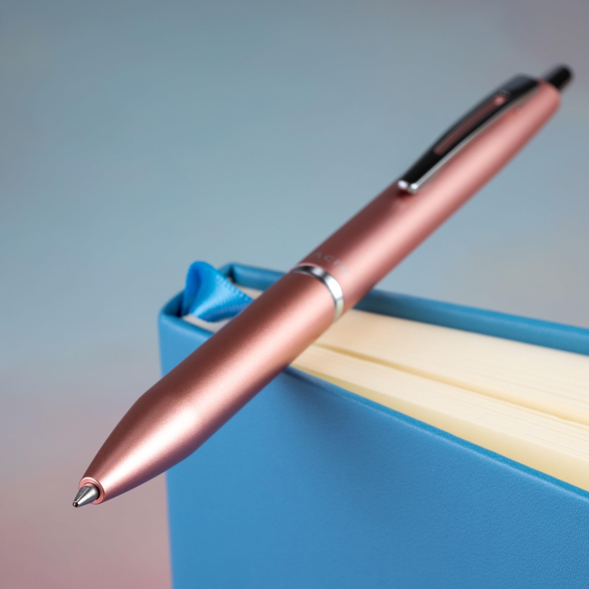 Pilot® Acroball 1000 Ultra-Premium Ballpoint Pen, Fine Point, 0.7 mm, Rose Gold Barrel, Black Ink