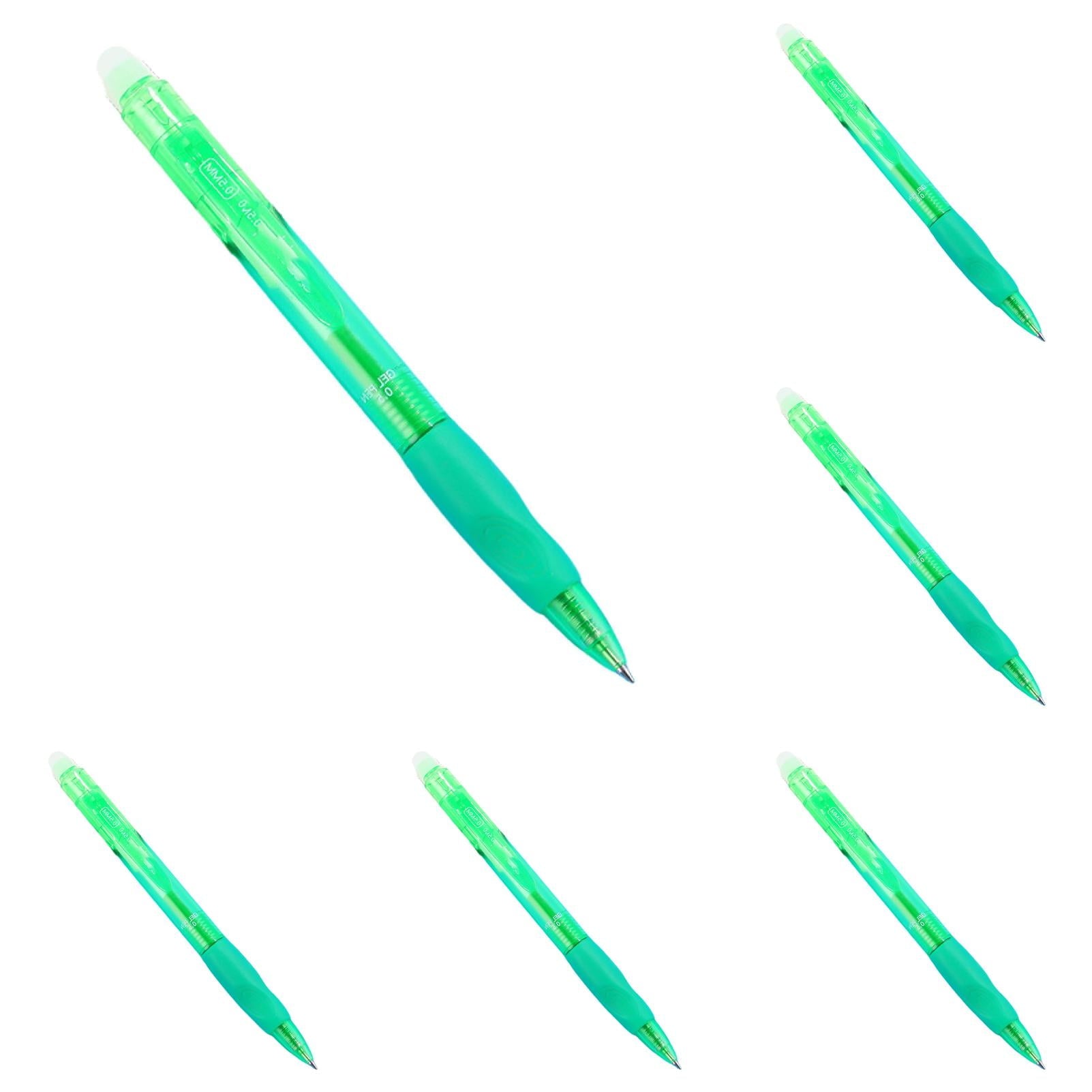 1-Pack Erasable Gel Pens | Retractable Click Design | 0.5mm Fine Point | Comfort Grip | for Writing, Drawing & Sch_ool/Office Use, Blue