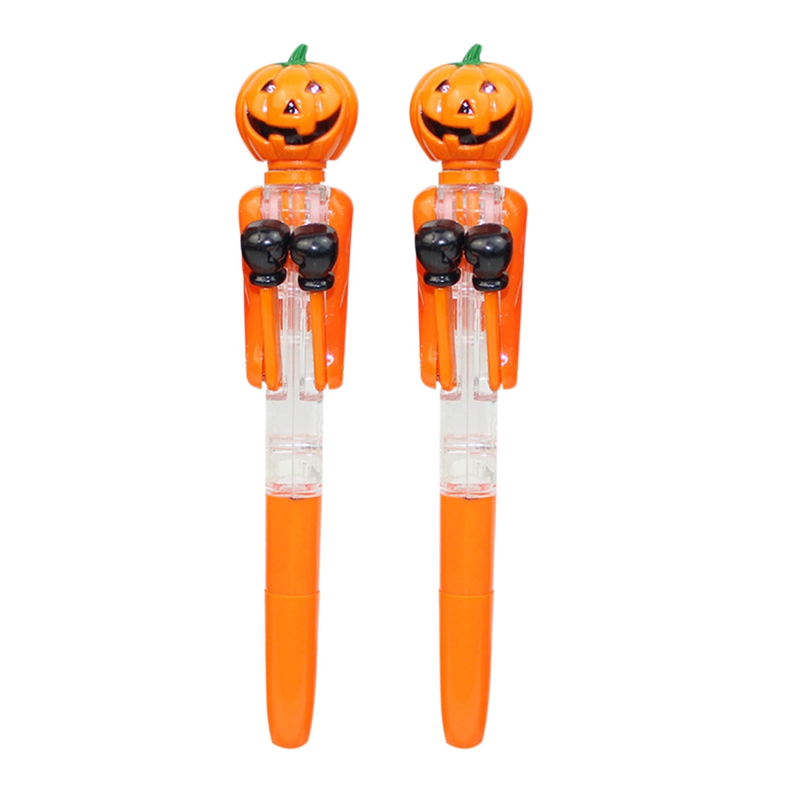 Chamoist Halloween Cute Pumpkin Boxing Pen with Light,Creative Ballpoint Pen Decompression Halloween Ballpoint Pen with Light Pumpkin Ballpoint Pen,Halloween Clearance