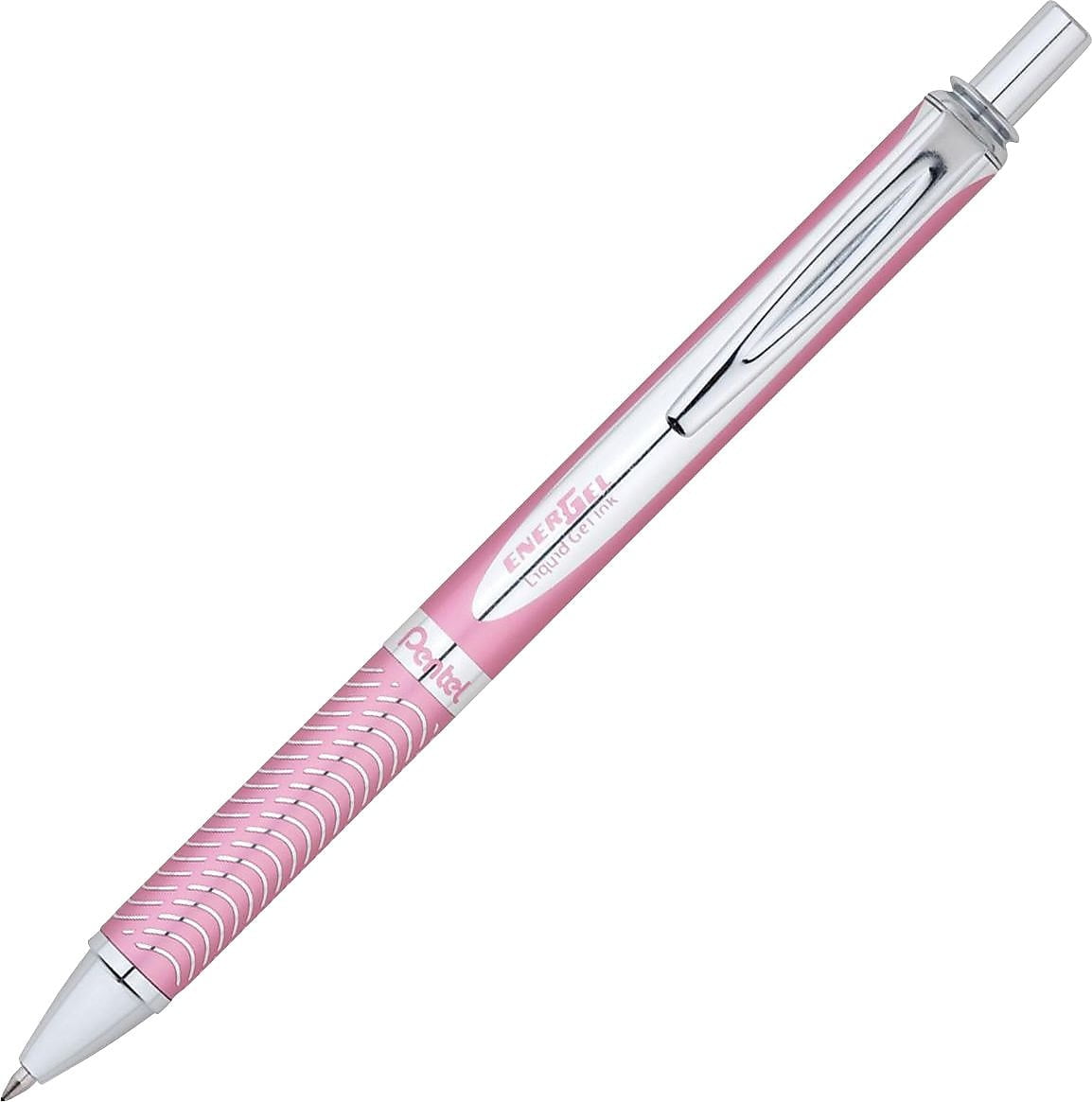 Pentel EnerGel Alloy Retractable Gel Pen - Pink