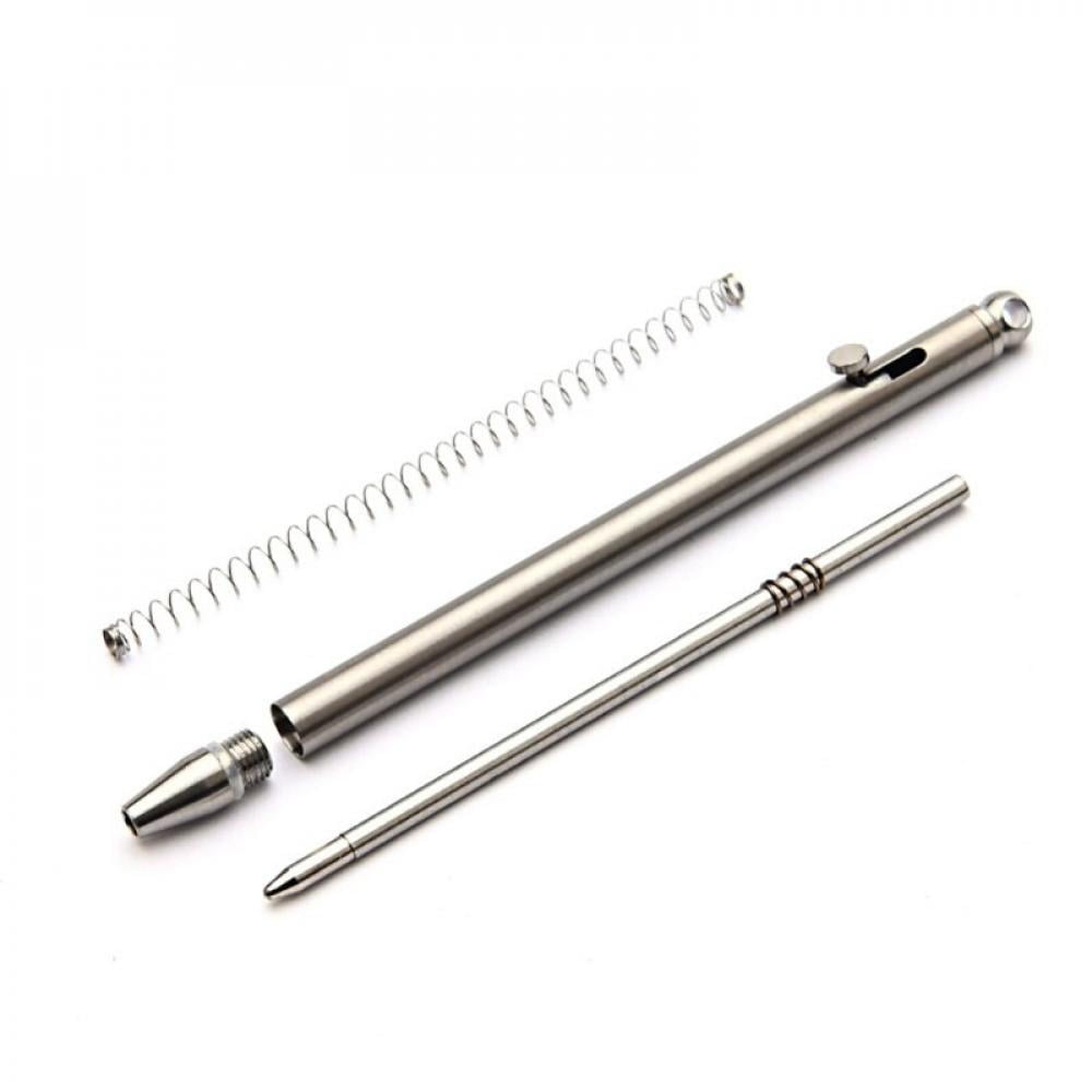 Clearance! Mini Titanium Pen Portable Gadget Outdoor Equipment Personality Creative Signature Pen Unisex Pen Gray