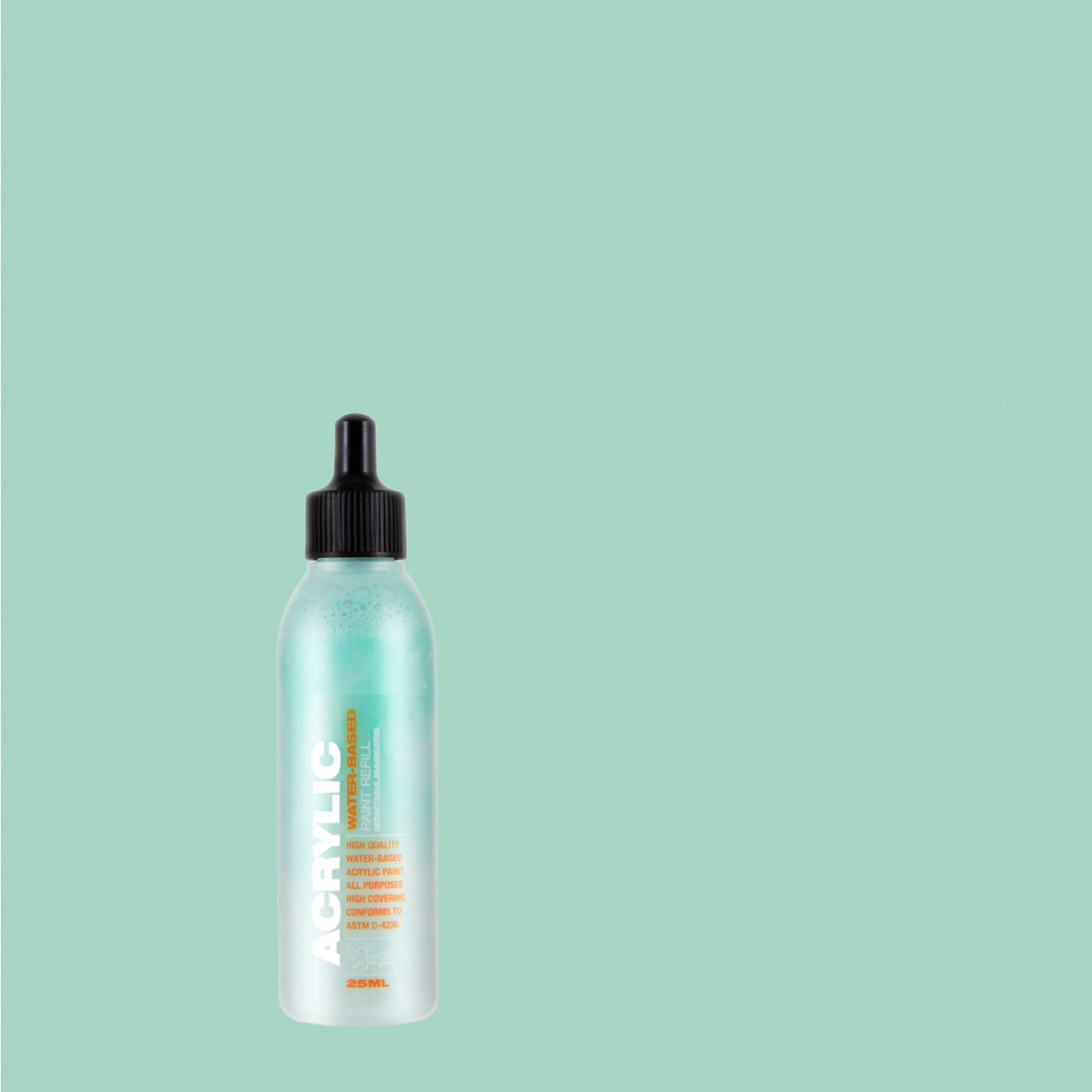 Montana Cans Acrylic Marker Ink Refills, 25ml Bottle, Malachite Light