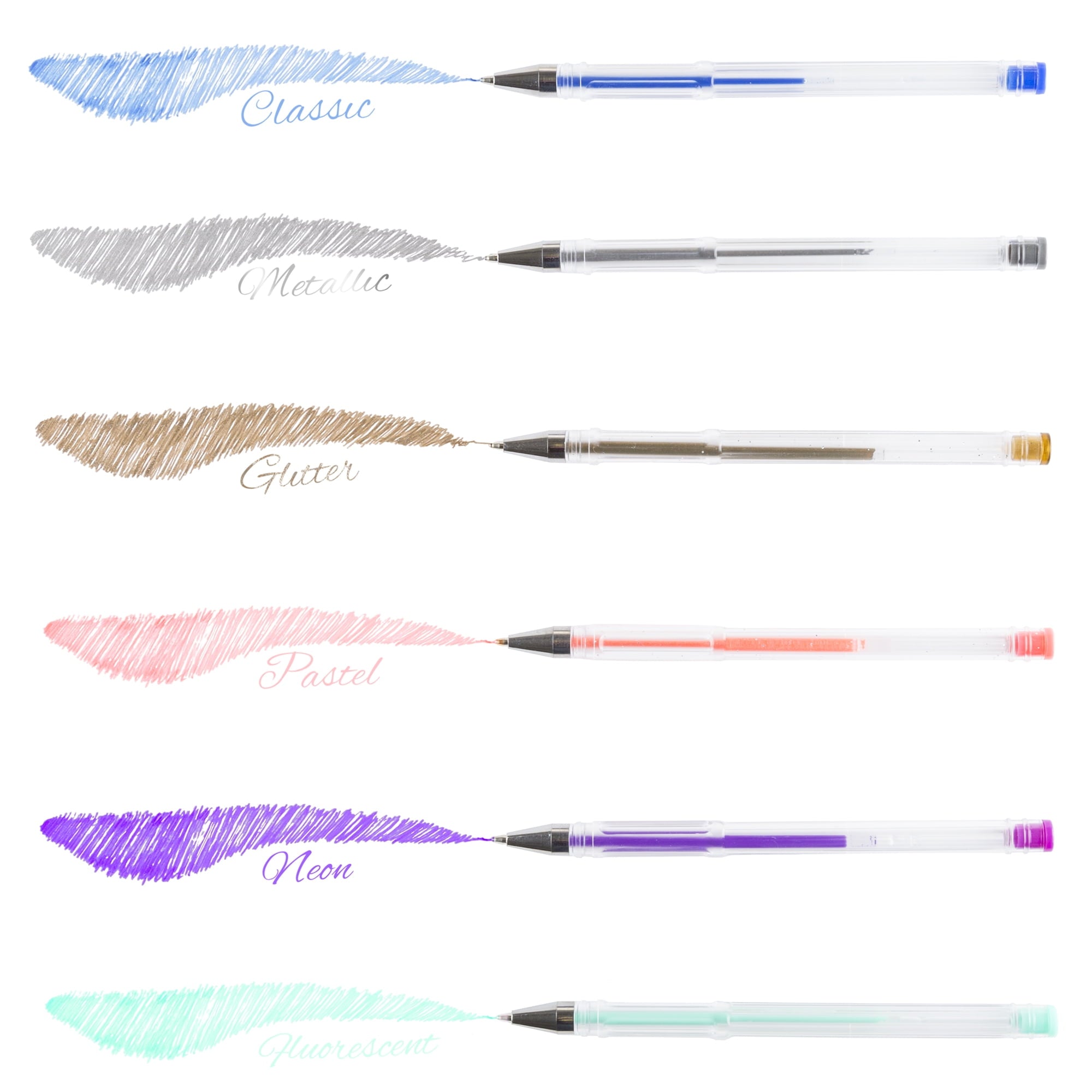 Artist Grade Color Gel Pen Set - 100 Count