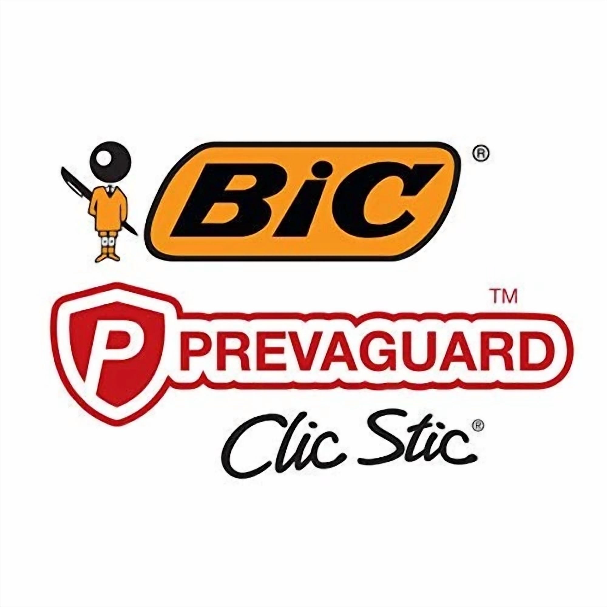 Bic Prevaguard Clic Stic Ballpoint Pen Contains Built-In Protection On The Pen