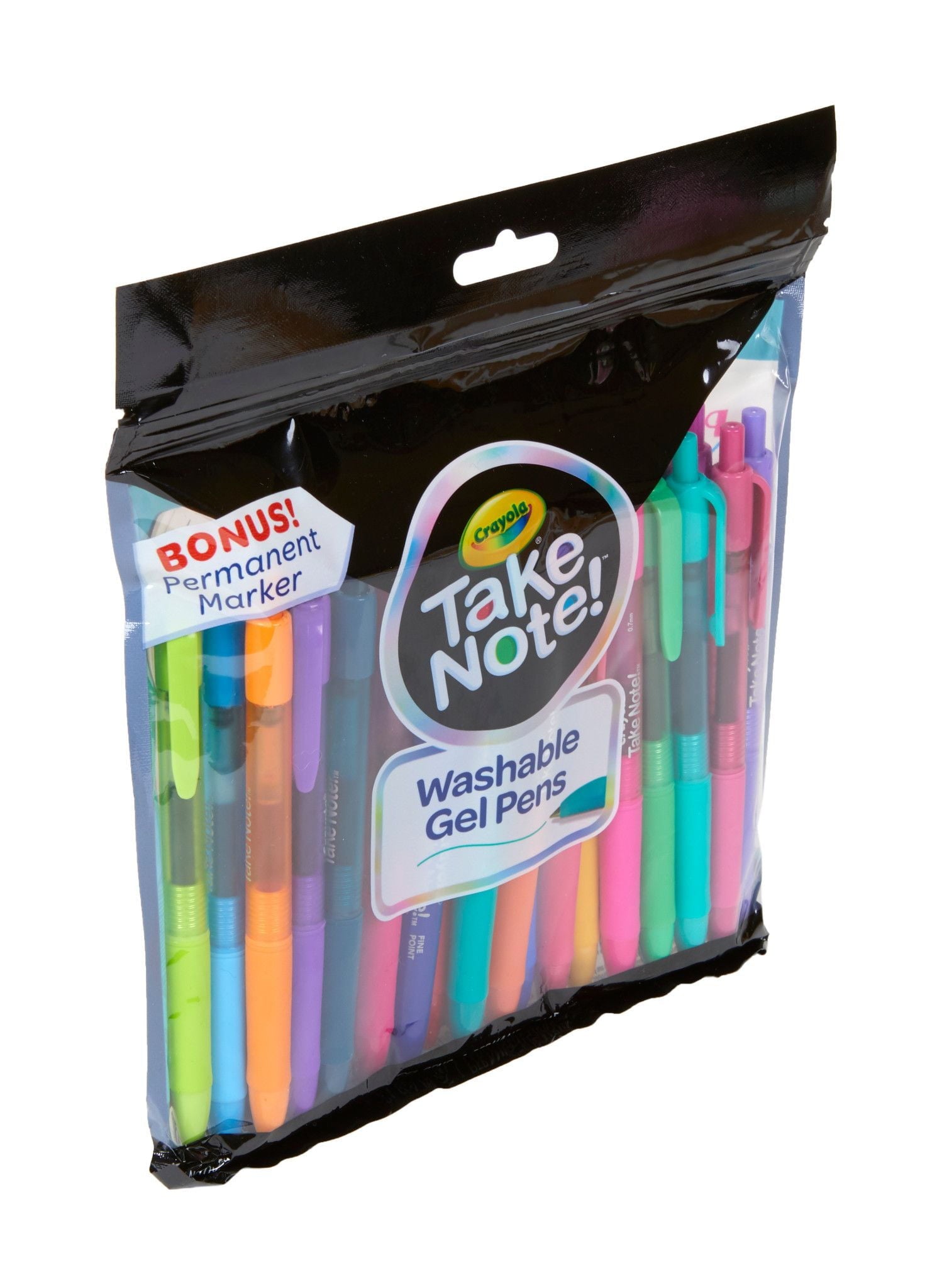 Crayola Colored Gel Pens, Washable Pens, Bullet Journaling, 24 Count