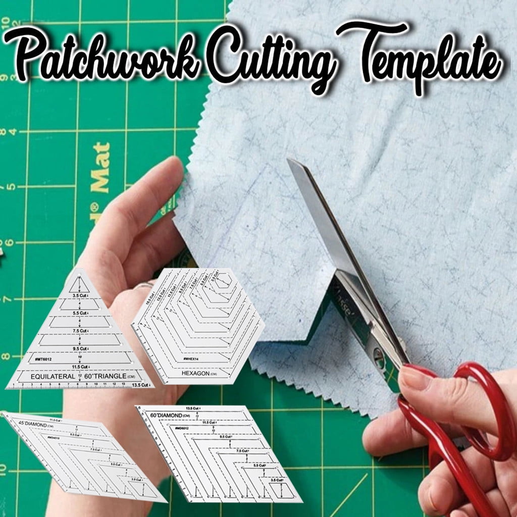 Nomeni Quilting Rulers Clearance, Tools Ruler Cutting Template Patchwork Acrylic Sewing Ruler Cutting Diy Tools & Home Improvement Sewing Supplies Multicolor