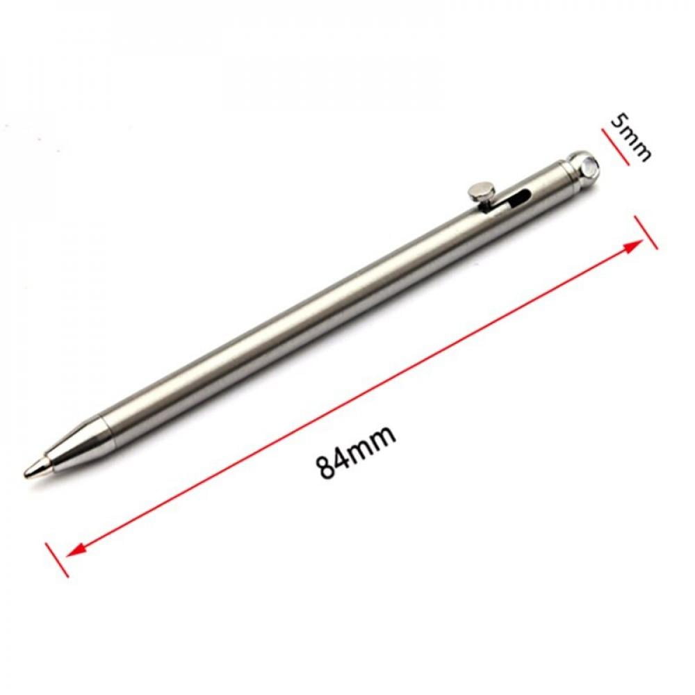 Clearance! Mini Titanium Pen Portable Gadget Outdoor Equipment Personality Creative Signature Pen Unisex Pen Gray