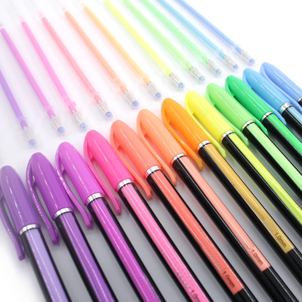 Jetcloudlive Metallic Pastel, Glitter, Neon 48 Gel Pens Set