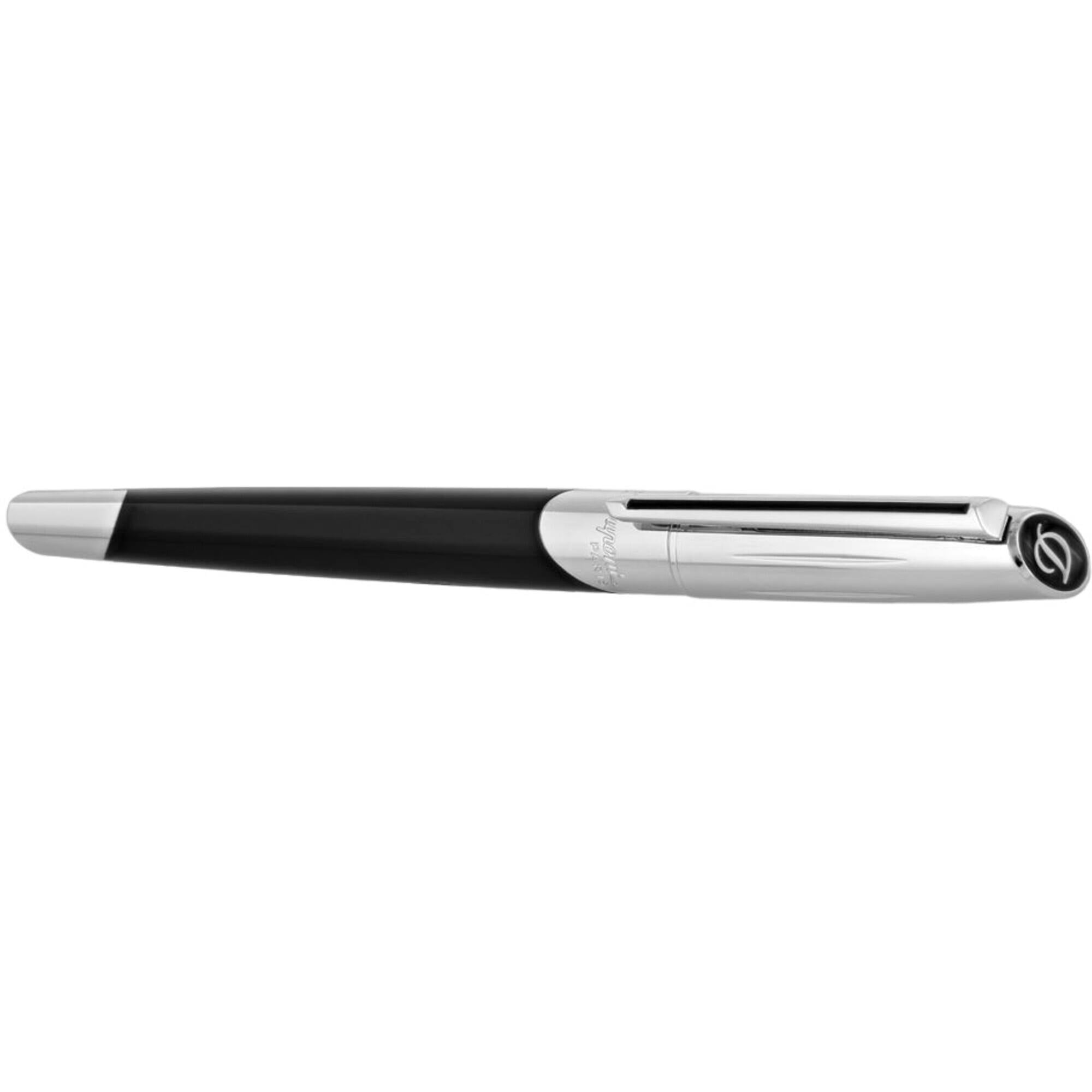 S.T. Dupont DP400706 Defi Millenium Black and Chrome Fountain Pen