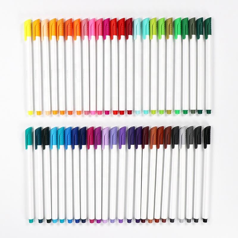 KINGART 48pc Fine Line Color Ink Pens, Size 0.4 mm