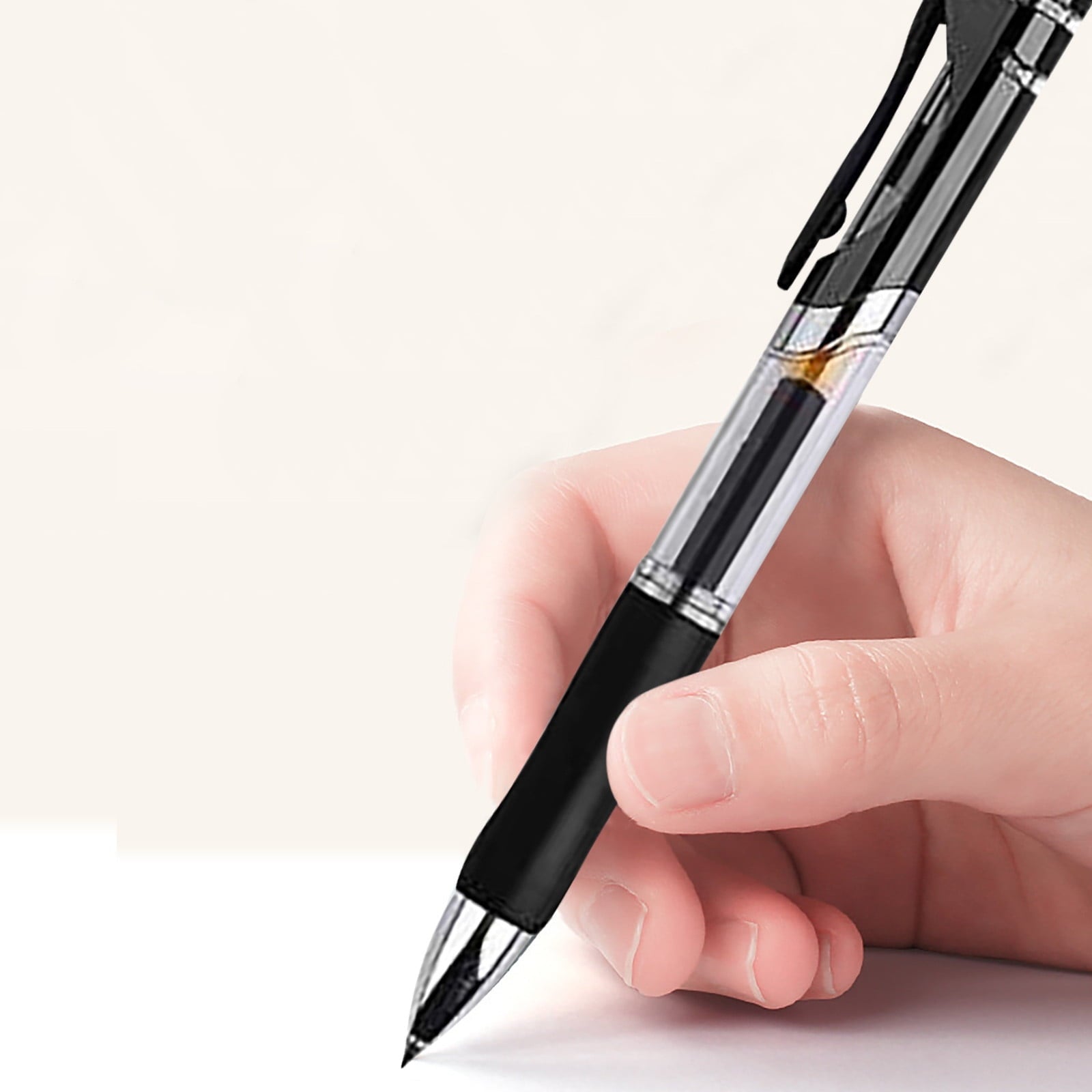 Aursykel Large Capacity Movable Student Stationery For Season High Precision Pen For Detailed Drawing 5 Pack Ergonomic Ballpoint For Exams 0.5mm Fine Tip 3ml Ink