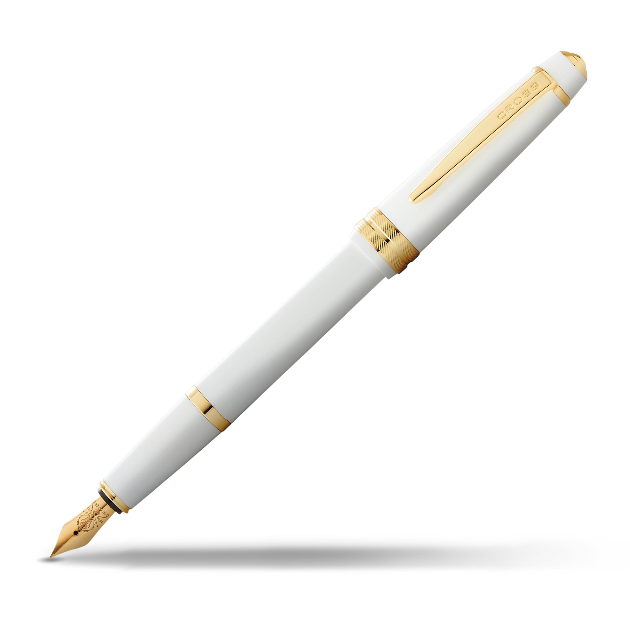 Cross Bailey Light Polished Burgundy Resin and Gold Tone Medium Nib Fountain Pen