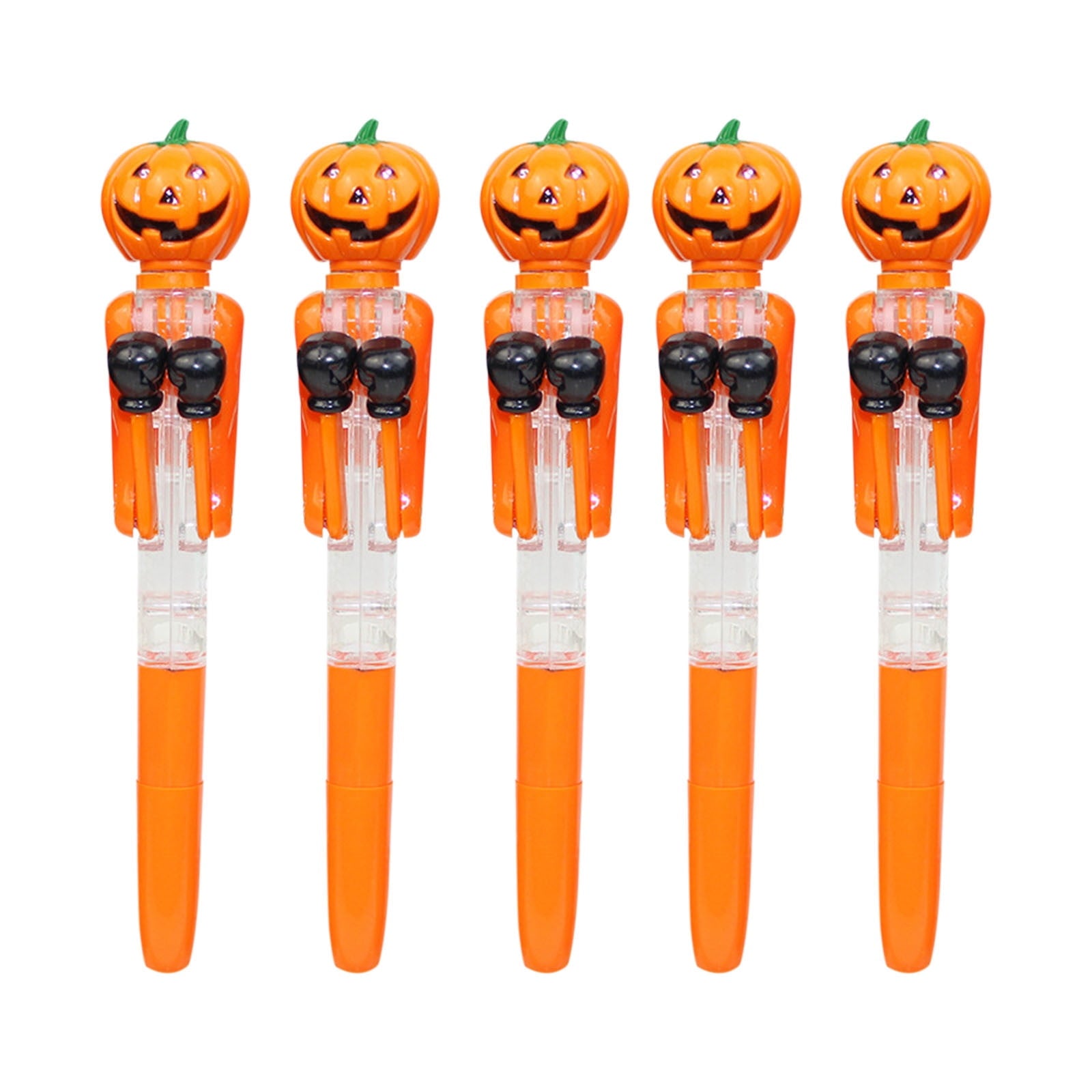 Chamoist Halloween Cute Pumpkin Boxing Pen with Light,Creative Ballpoint Pen Decompression Halloween Ballpoint Pen with Light Pumpkin Ballpoint Pen,Halloween Clearance