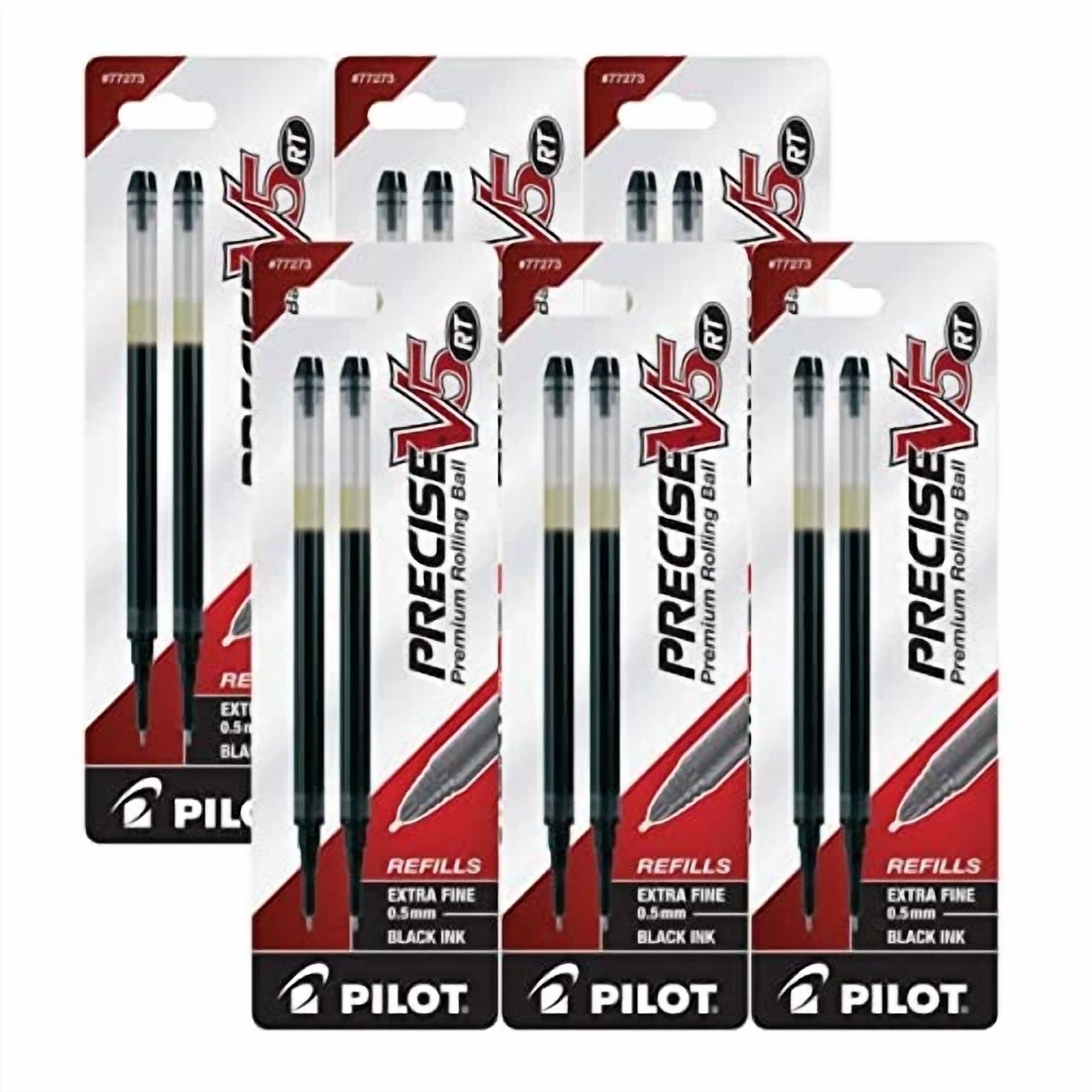 Fyna -Pilot Precise V5 Rt Liquid Ink Retractable Rollerball Pen Refills, 0.5Mm, Extra