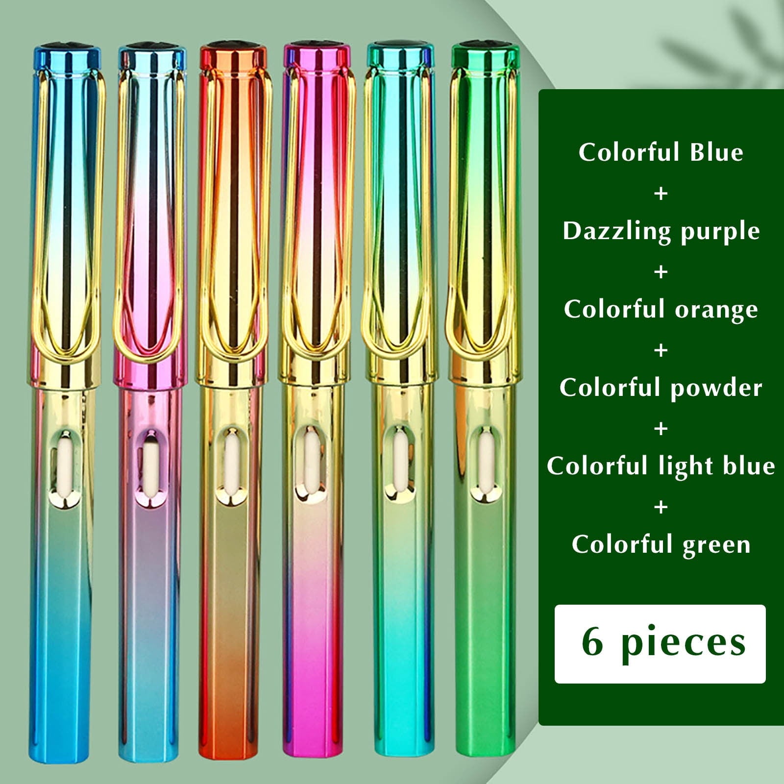 Gift for Christmas!mtvxesu Pens, 6Pcs Grip Posture Correction Design Pencil without Ink Old Undead Pen Creative Metal Pen Pens Ballpoint Pens Summer Savings