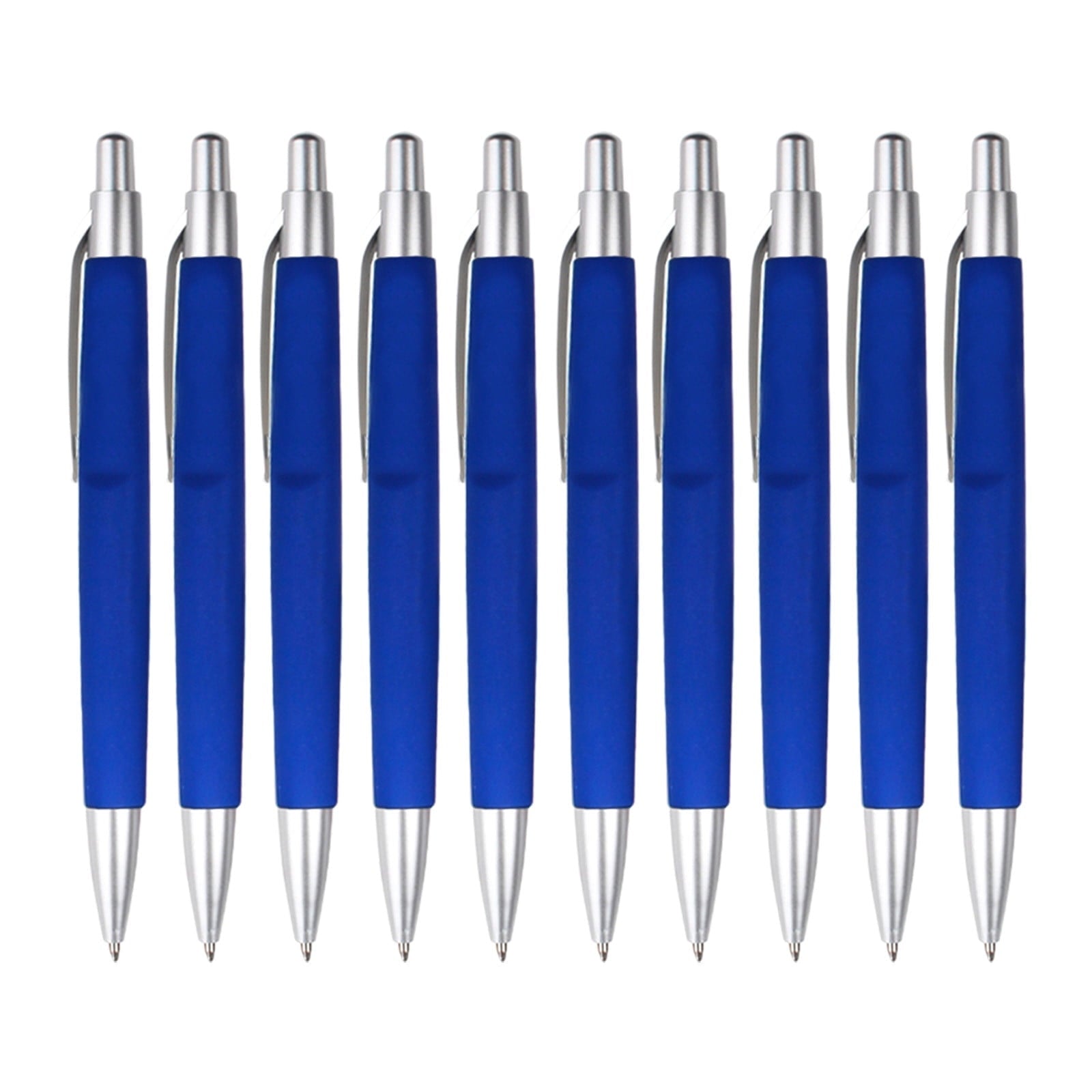 Mauxuk 10 Pack Smooth Writing Retractable Ballpoint Pens - Comfortable Grip for Office, Home, and Professional Use - High-Quality Ink for Effortless Note-Taking