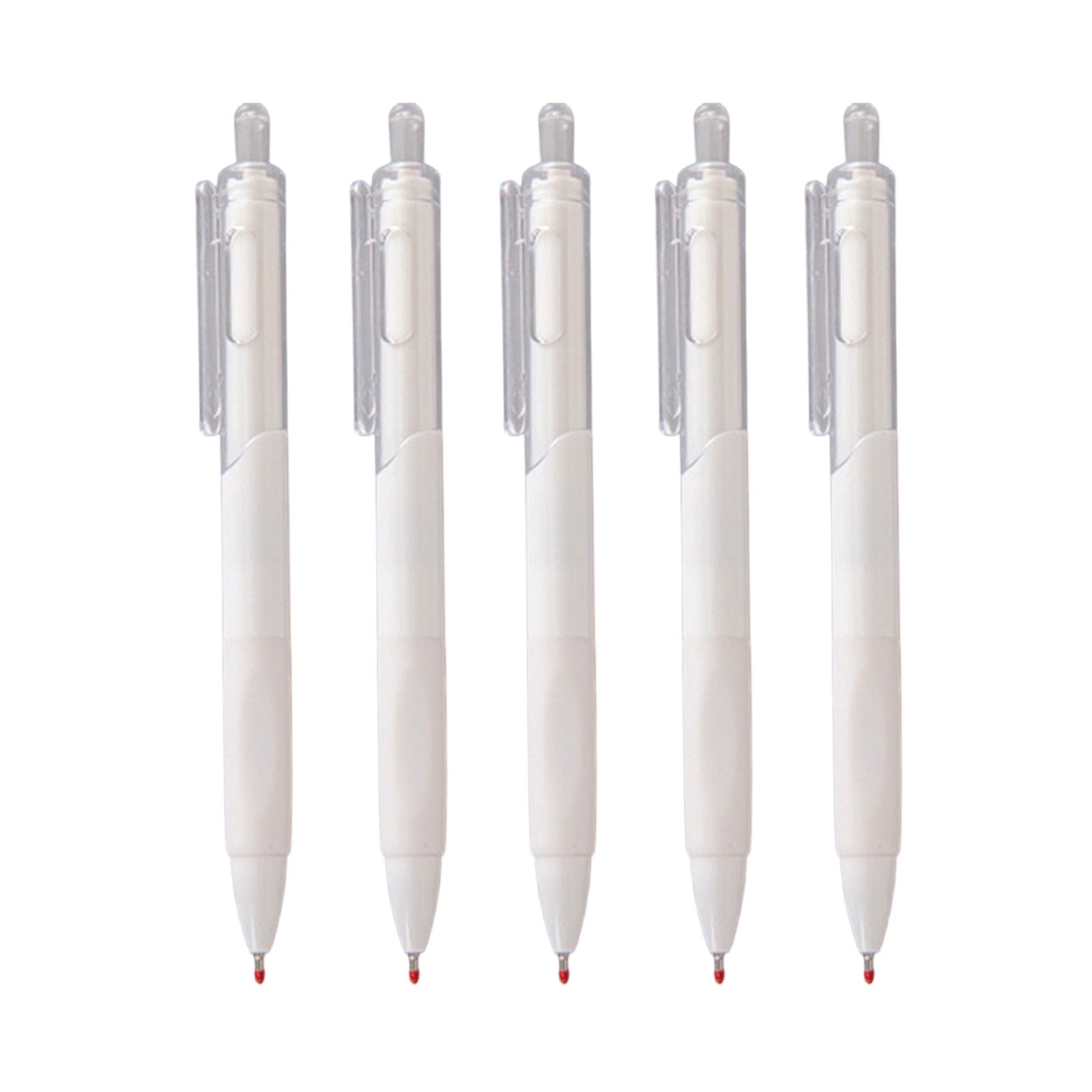 Mauxuk Premium Gel Pens 5-Pack - 0.5mm Fine Point Smooth Writing Pens, Non-Slip Grip, Long-Lasting Black Ink, Ideal Gift for Professionals (0.13 lb)