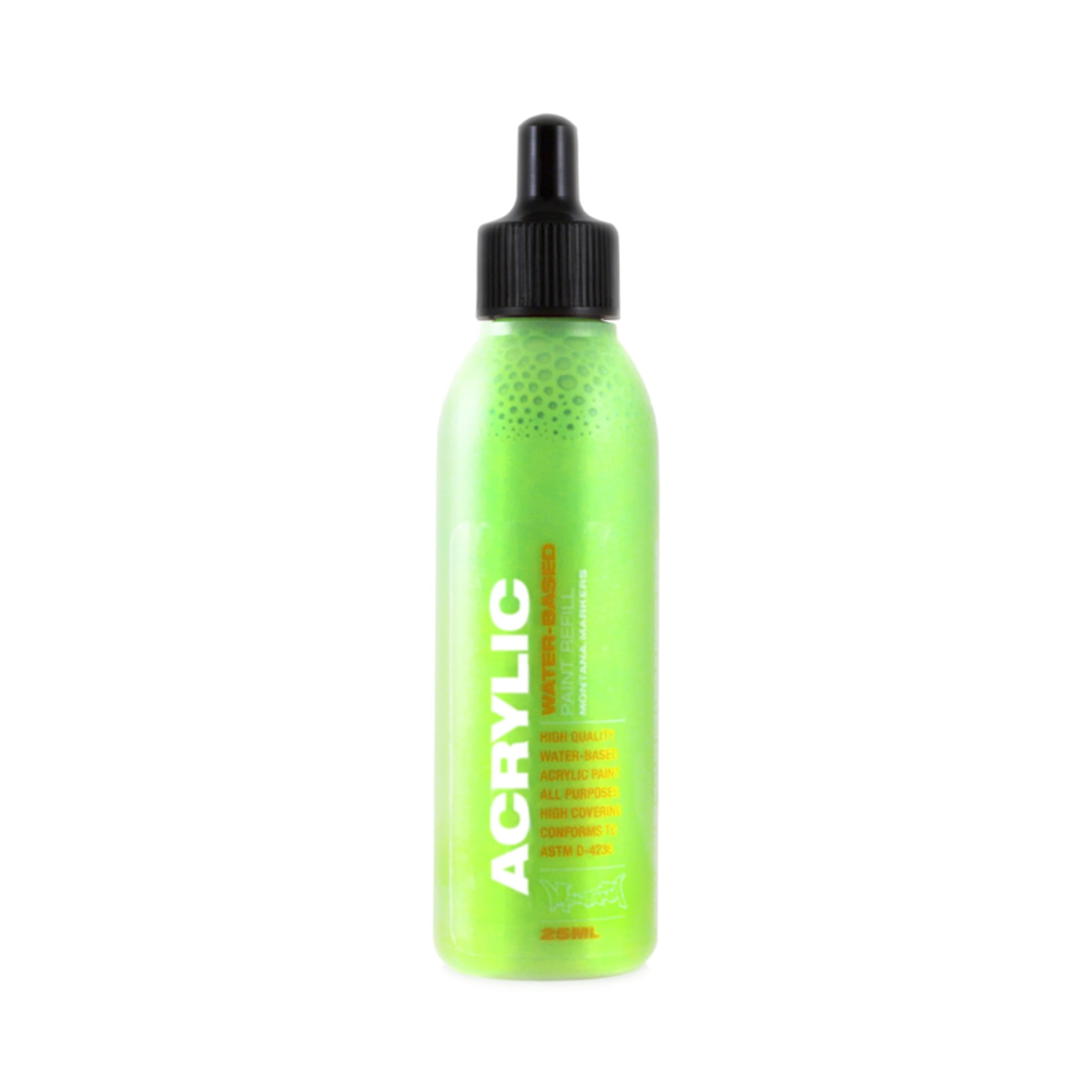 Montana Cans Acrylic Marker Ink Refills, 25ml Bottle, Malachite Light