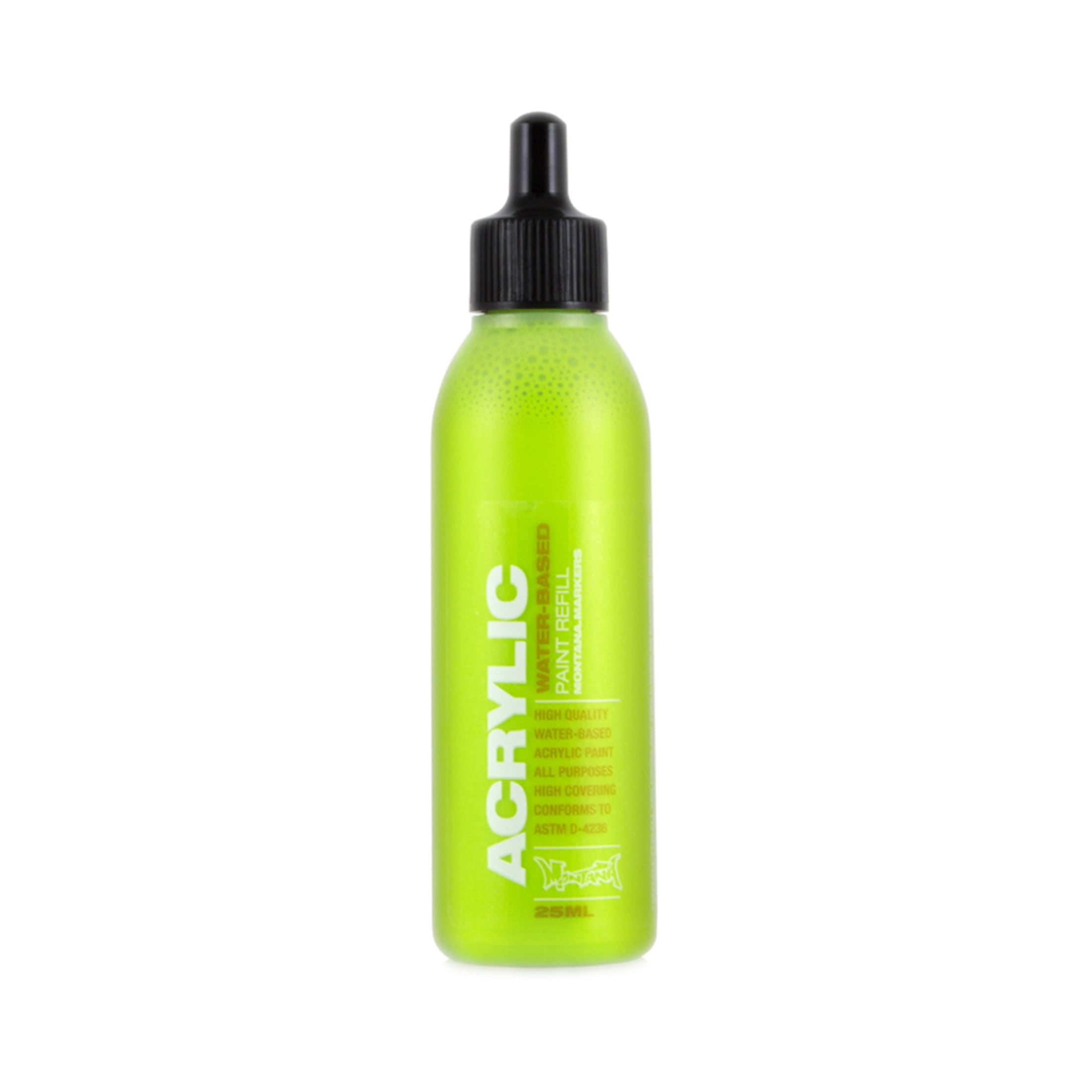 Montana Cans Acrylic Marker Ink Refills, 25ml Bottle, Malachite Light