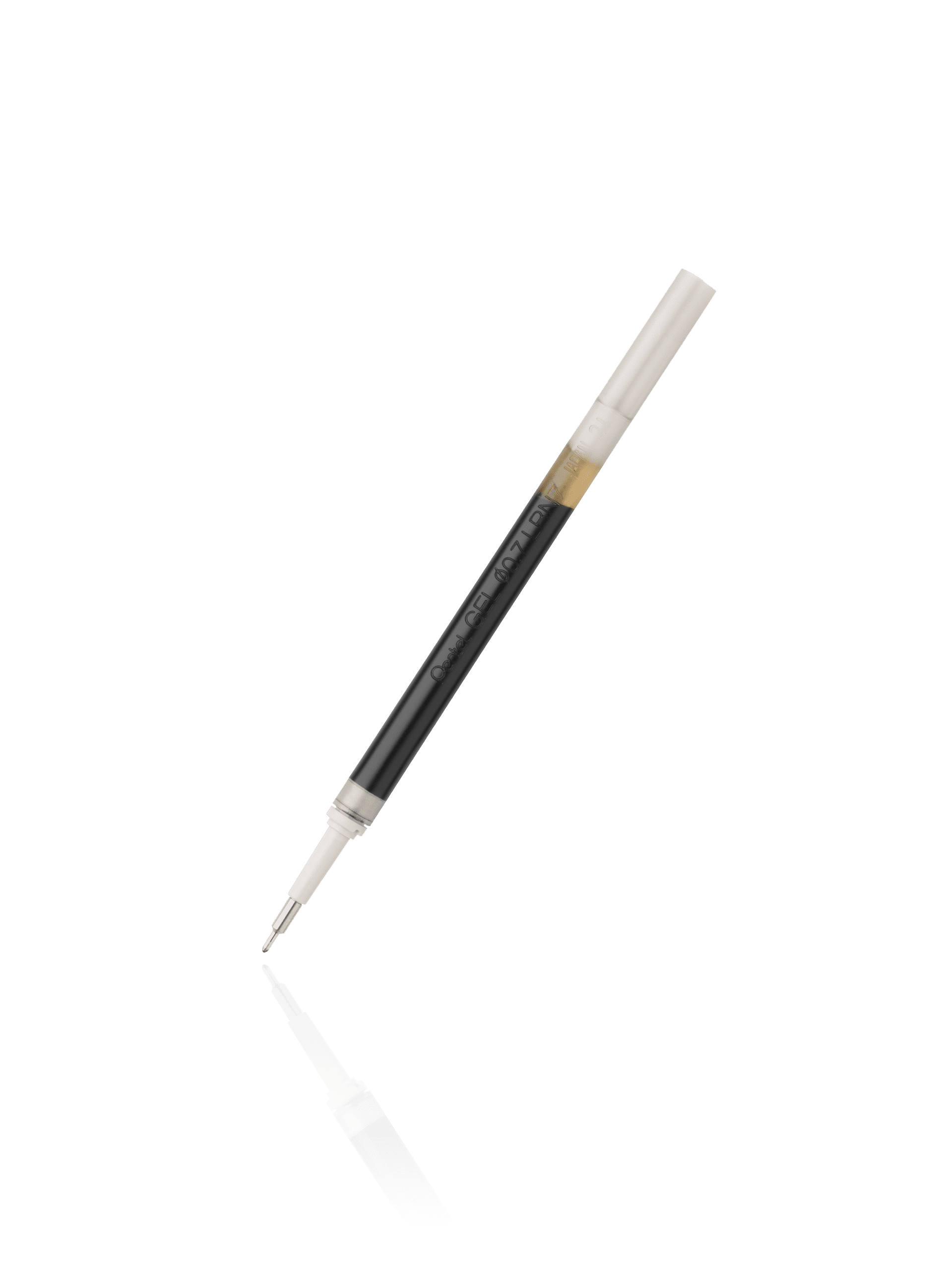 Pentel ink Pen Refills for EnerGel Gel Pen 0.7mm Needle Tip, Black ink, 12 Count