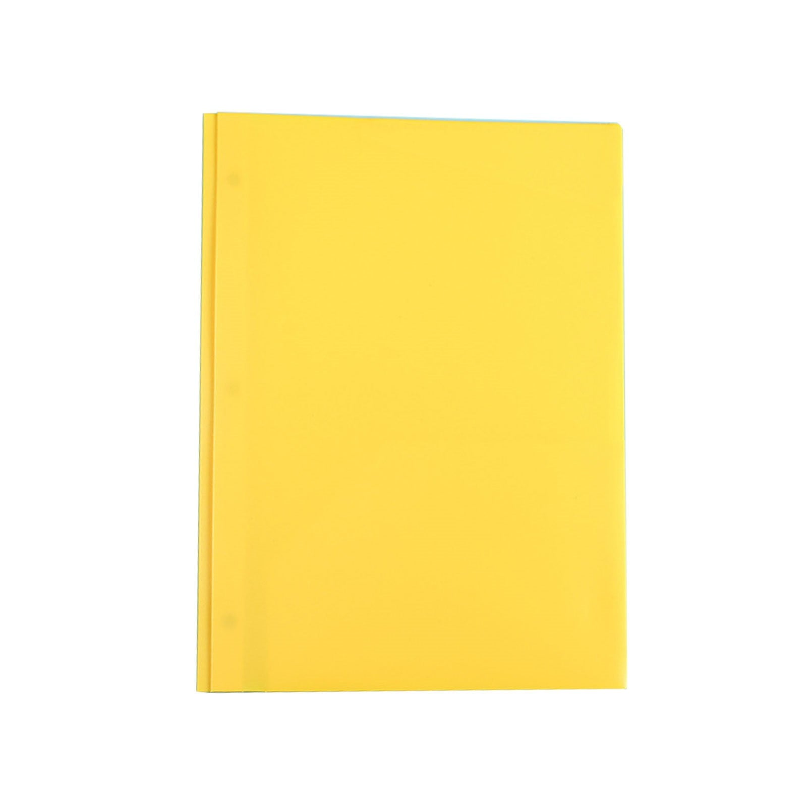 Plastic Pocket File Folders No Prongs, Poly Folders with Prongs for School Office, Letter Size Colored 2 Pocket Folders No Prong Folders, Heavy Duty Plastic Folders with Pockets and No Brads(Black)