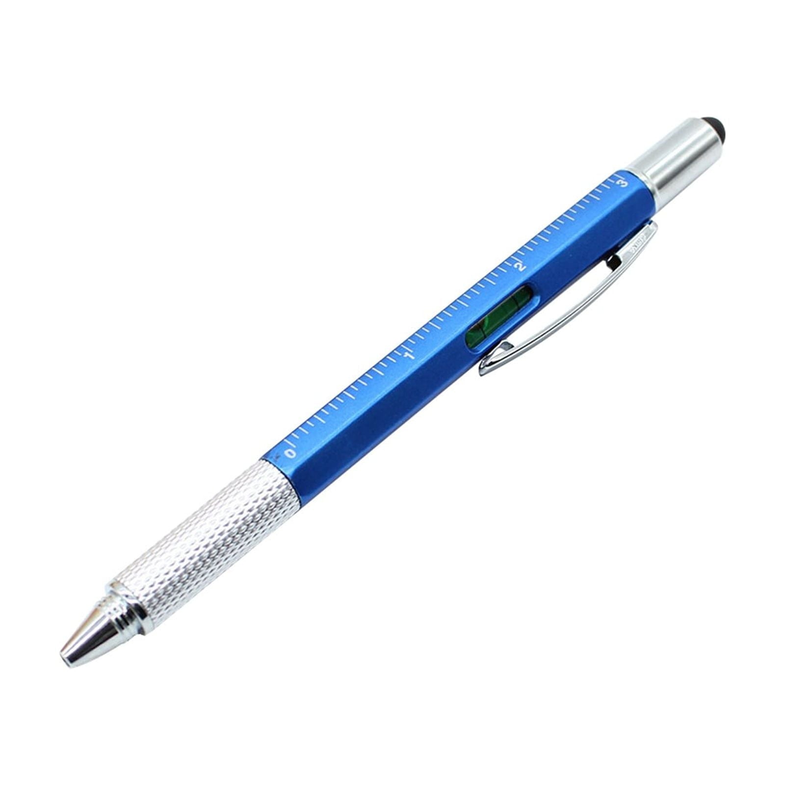 QISIWOLE 6 In 1 Multifunction Pen With Screwdriver Tool, Caliper, Level Scale, Measuring Function, 14.8cm/5.8inch Home, Office & Stationery Ball Point Pen