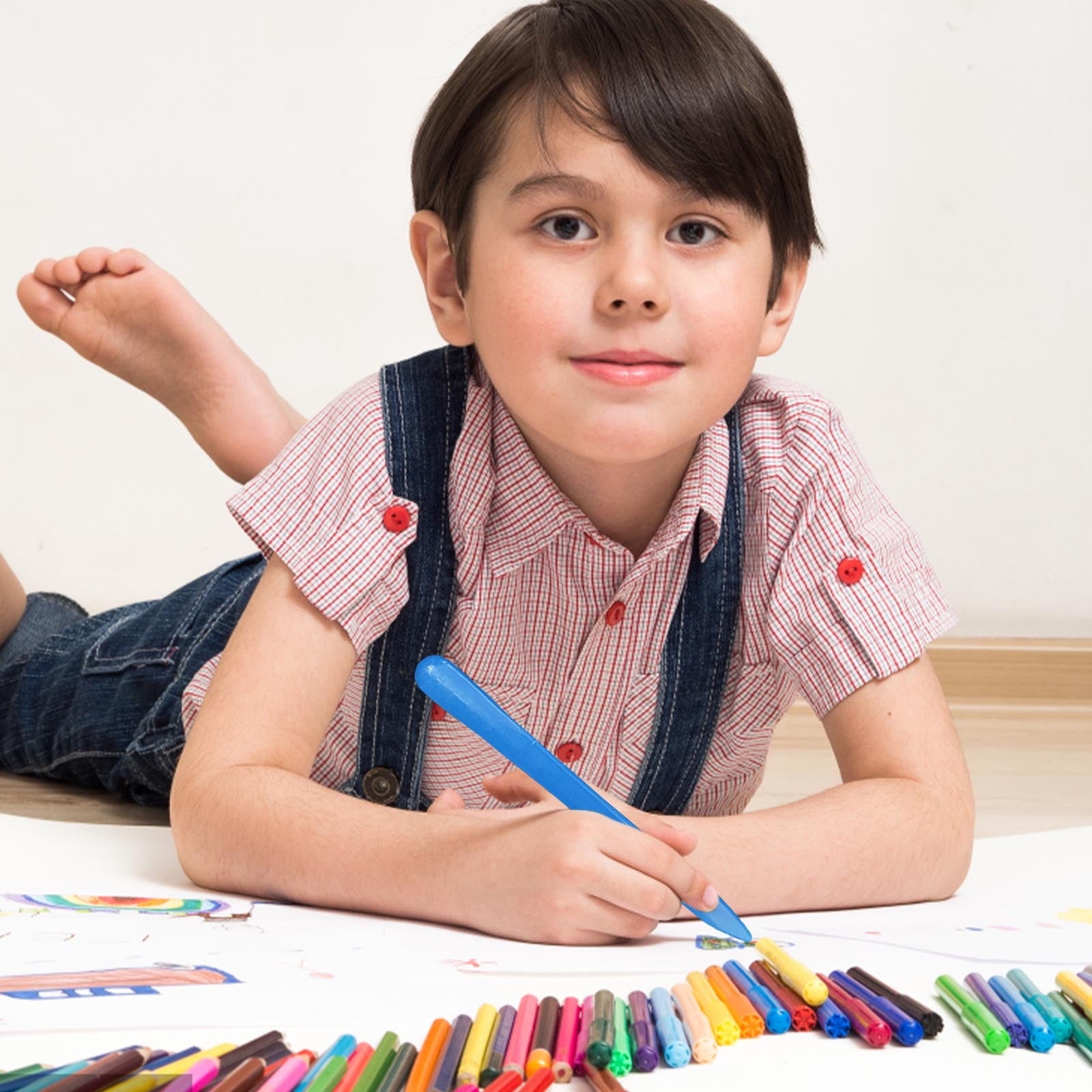 Gel Pens Triangular Plastic Crayon Not Dirty Hands Safe Washable Toddler Painting Brush Graffiti Pen