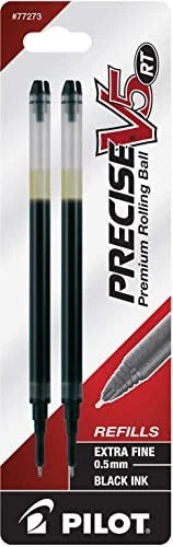 Fyna -Pilot Precise V5 Rt Liquid Ink Retractable Rollerball Pen Refills, 0.5Mm, Extra