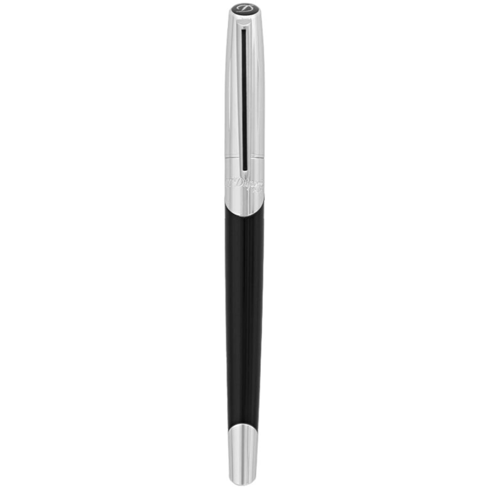 S.T. Dupont DP400706 Defi Millenium Black and Chrome Fountain Pen