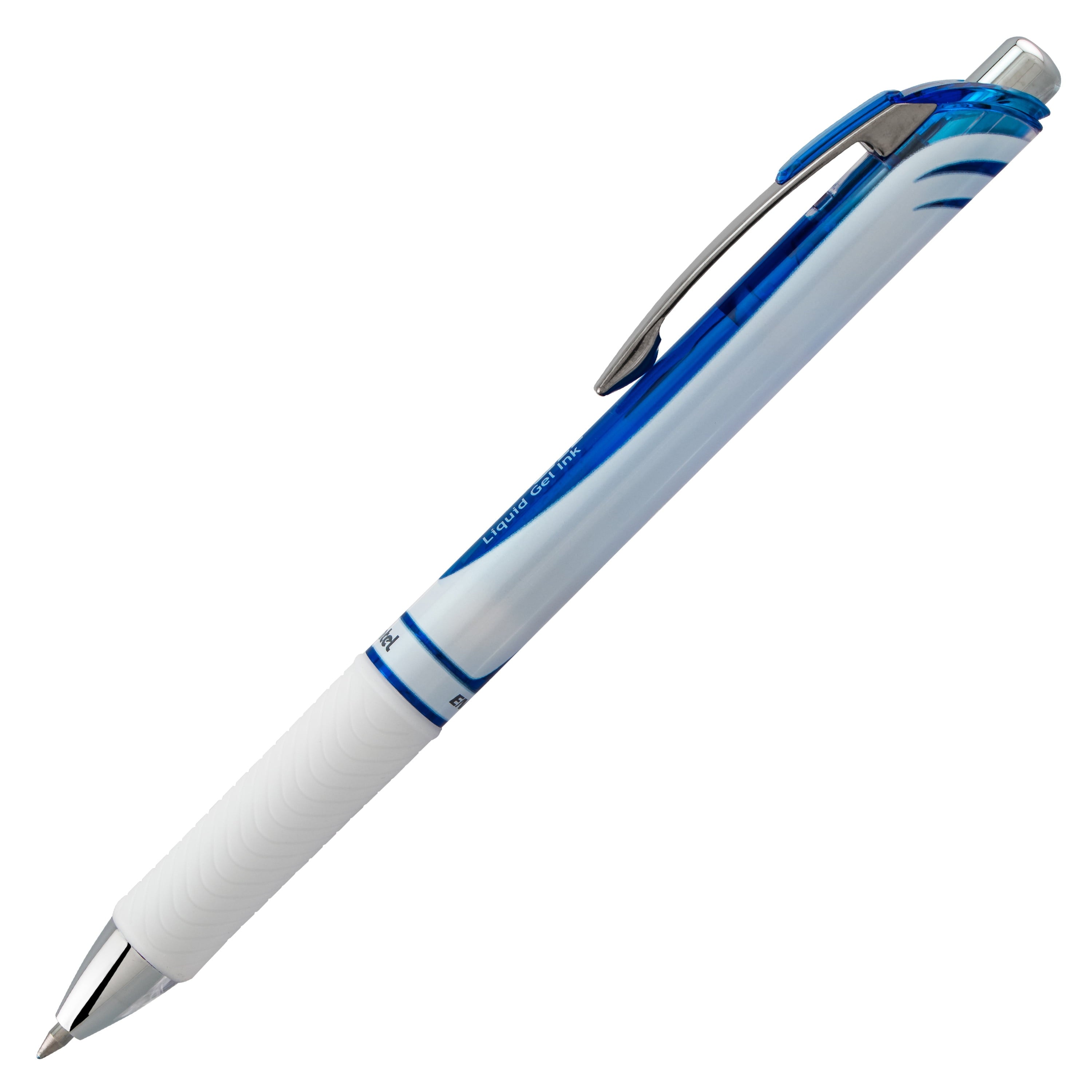 Pentel EnerGel Pearl Gel Pen, (0.7mm) Medium Metal Tip, Blue Ink