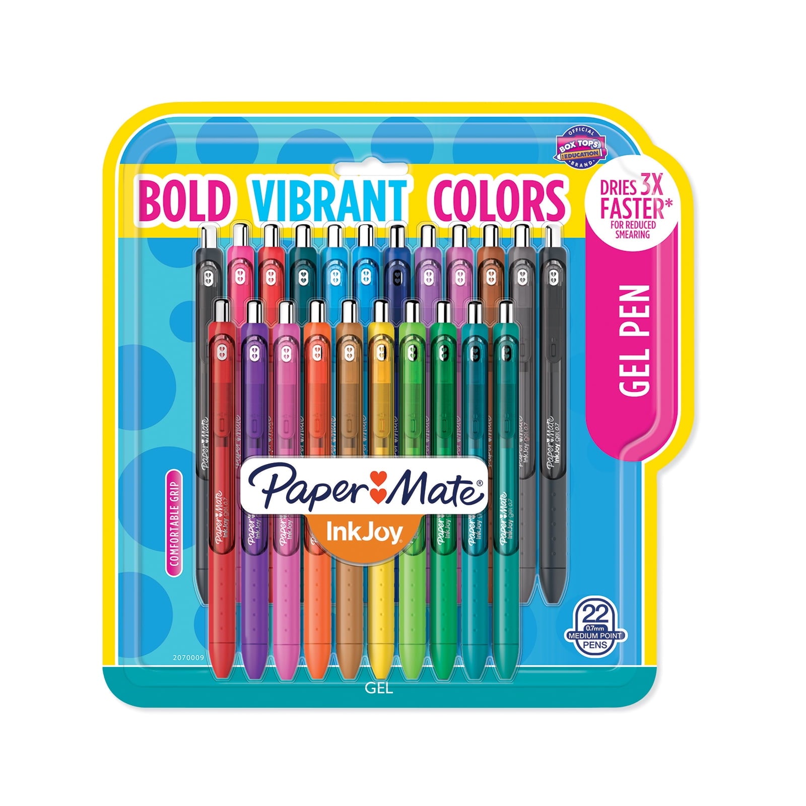 Paper Mate® InkJoy® Retractable 0.7mm Gel Pen 22 Color Set