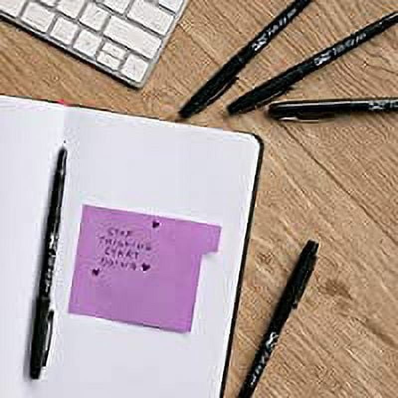 Mr. Pen- Pens, Felt Tip Pens, Black Pens For Bibles, 12 Pack