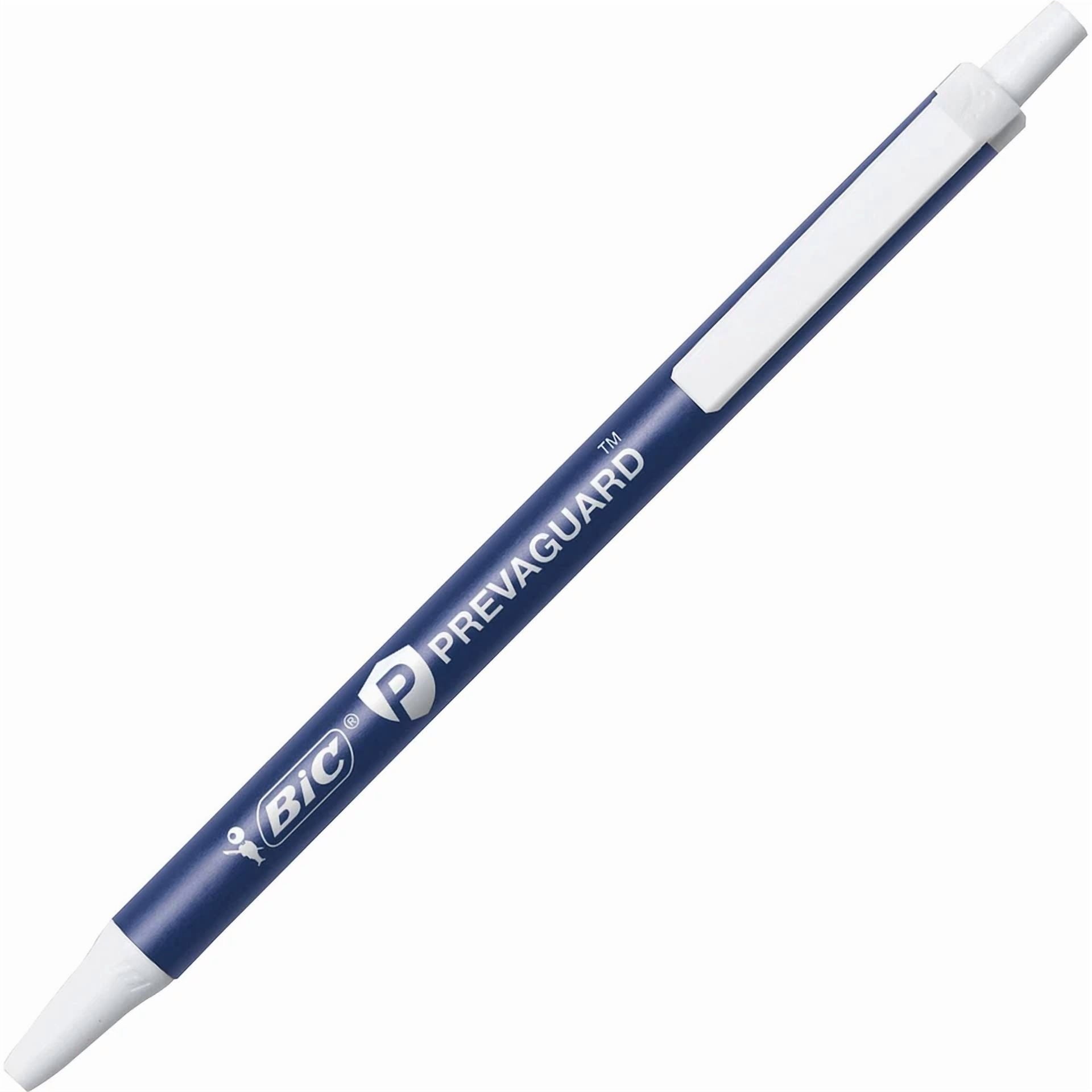 Bic Prevaguard Clic Stic Ballpoint Pen Contains Built-In Protection On The Pen