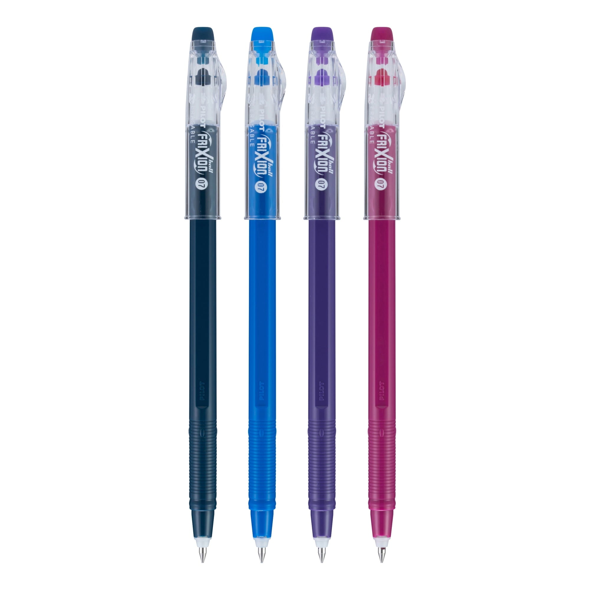 Pilot FriXion ColorSticks Erasable Gel Ink Pens, Fine Point, Asst Colors, 4 Pack