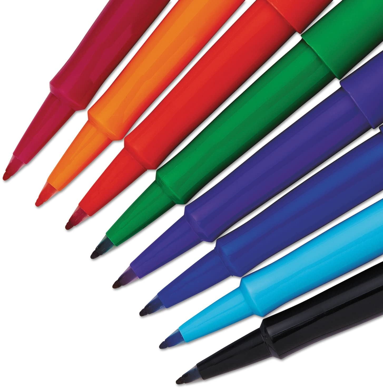 Paper Mate Flair Felt Tip Pens, Medium Point, Assorted Colors, Set of 48