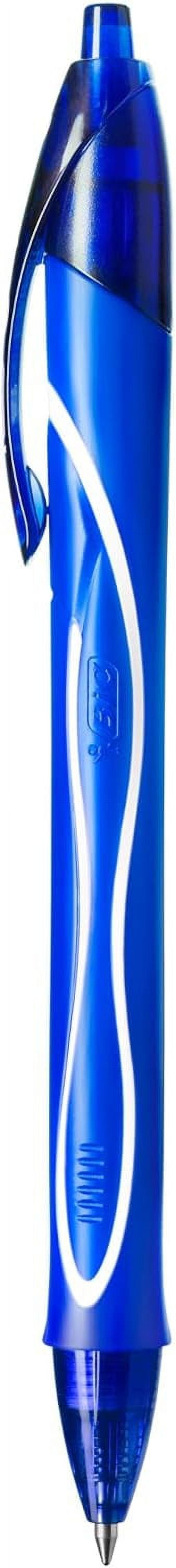 BIC Gel-ocity Quick Dry Gel Ink Rollerball Pens - 0.7mm Nib - Black, Blue, and Seagreen