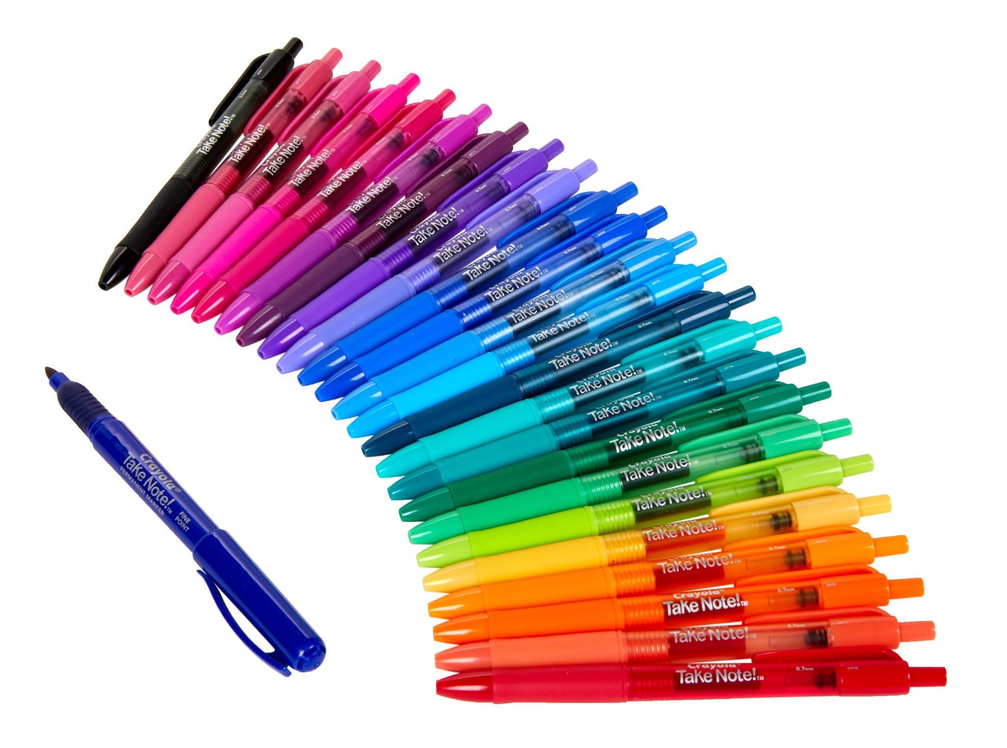 Crayola Colored Gel Pens, Washable Pens, Bullet Journaling, 24 Count